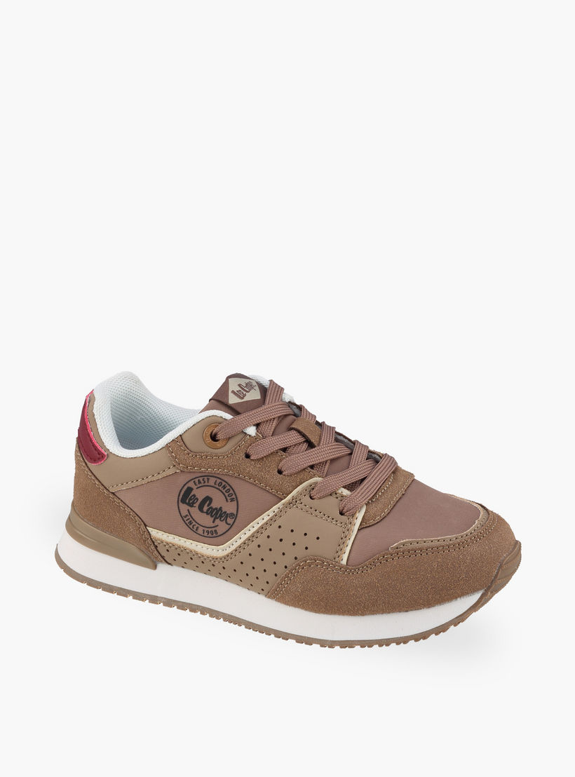 Lee Cooper Boys Colourblock Lace-Up Sneakers-boys-shoes-sneakers-image-2