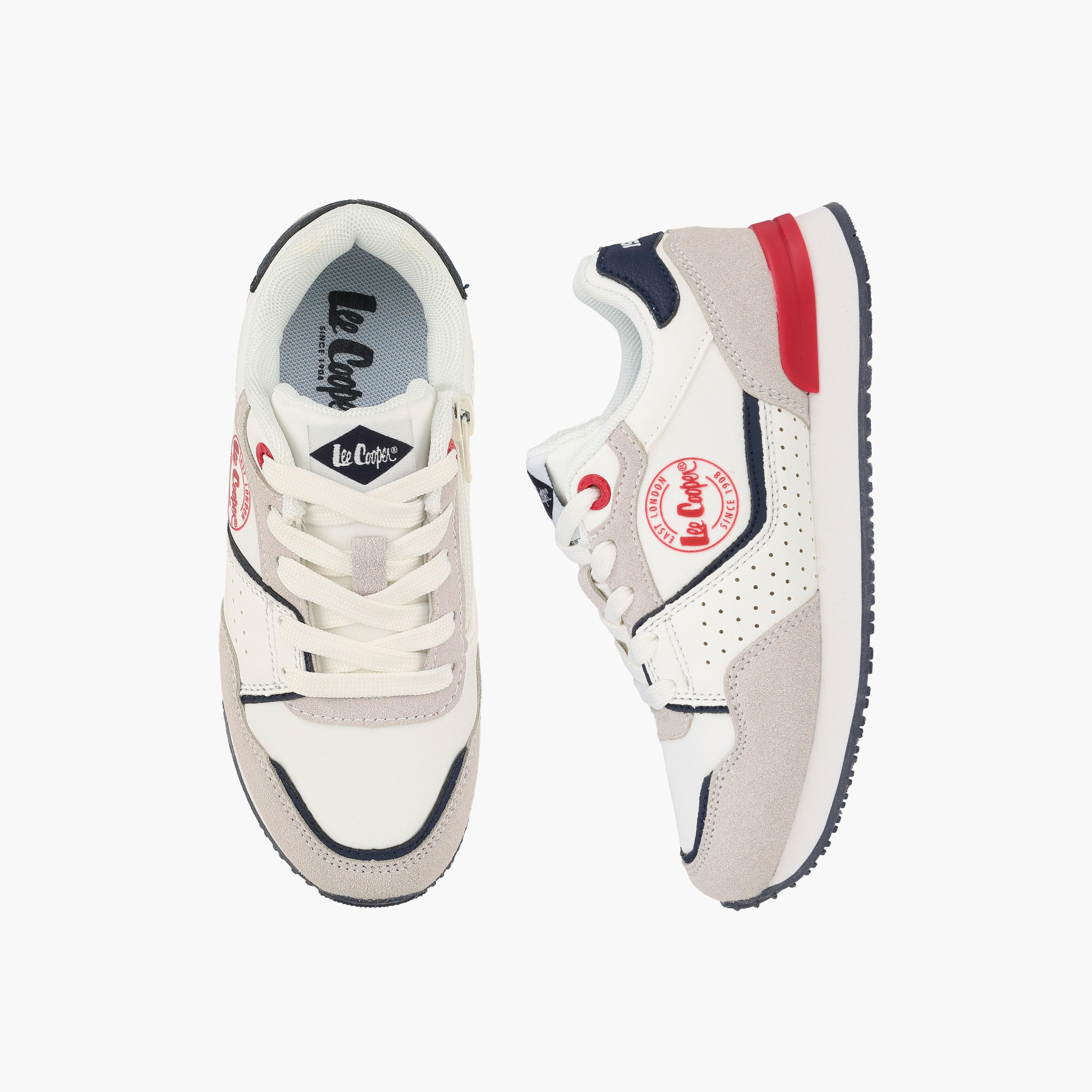 Lee Cooper Boys Colourblock Lace-Up Sneakers-boys-shoes-sneakers-image-1