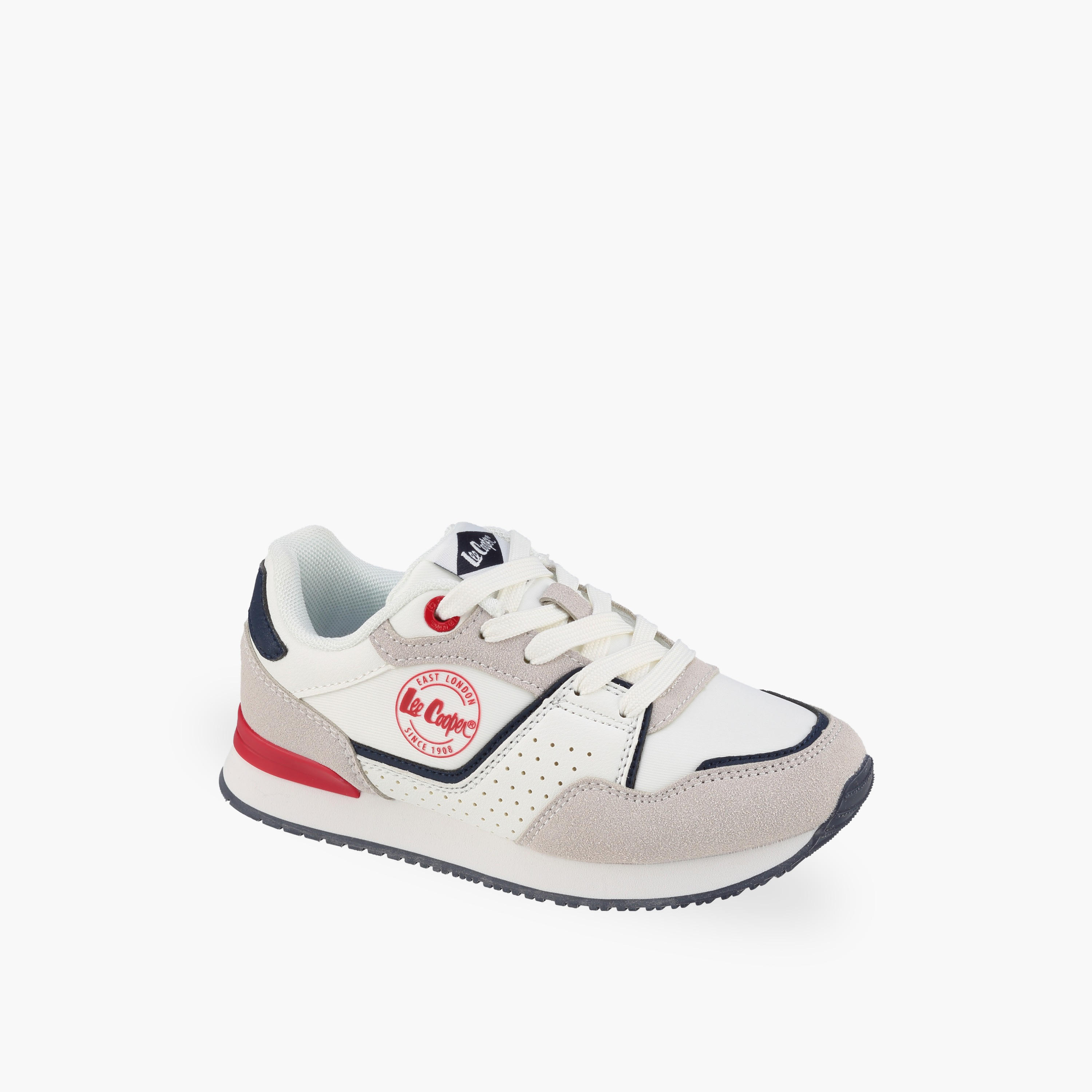 Lee Cooper Boys Colourblock Lace-Up Sneakers-boys-shoes-sneakers-image-2