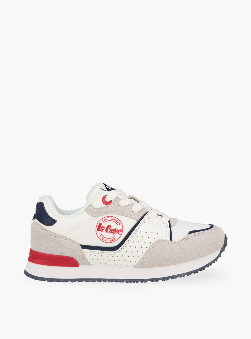 Lee Cooper Boys Colourblock Lace-Up Sneakers-boys-shoes-sneakers-image-3