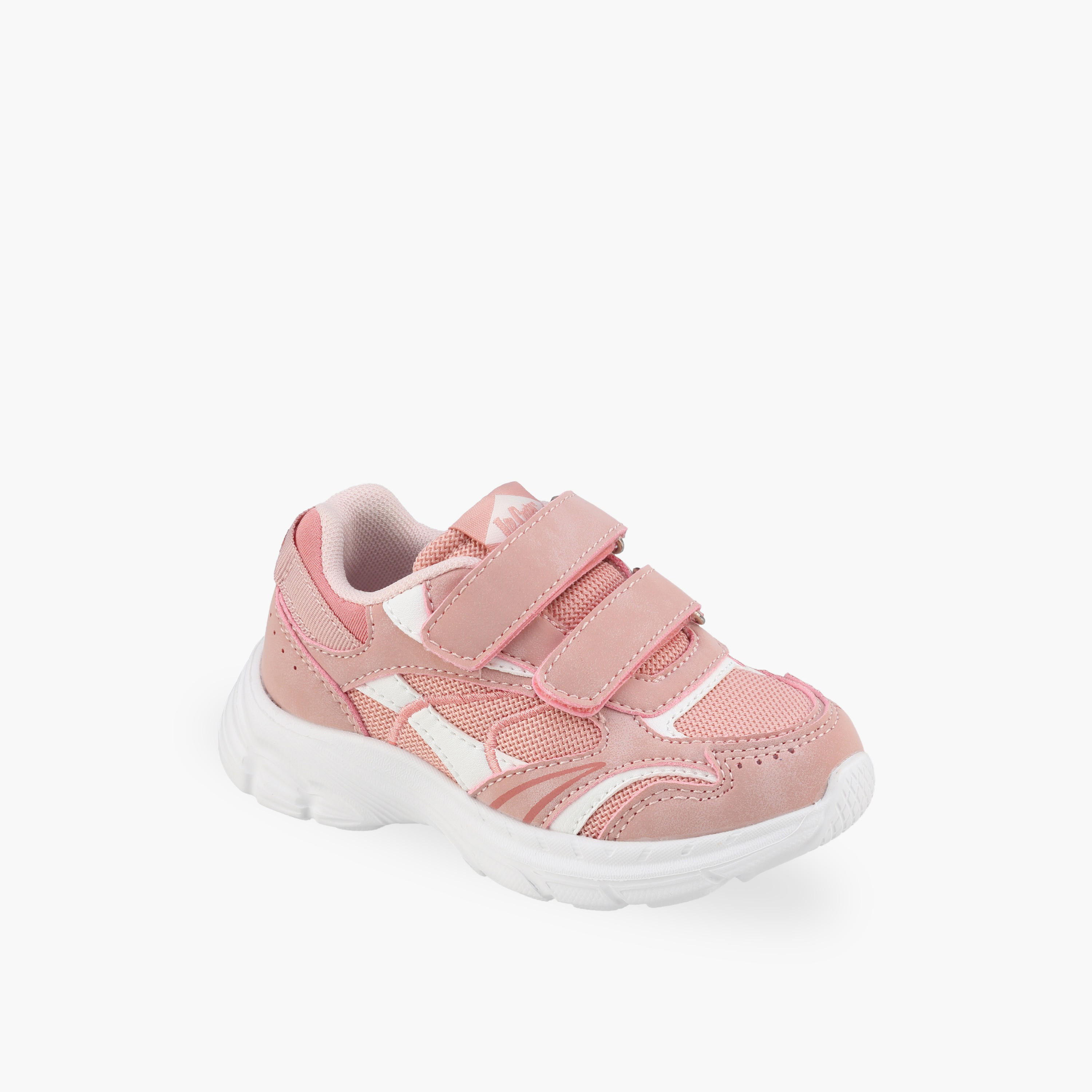 Lee Cooper Girls Panelled Hook & Loop Ankle Sneakers-girls-shoes-sneakers-image-2