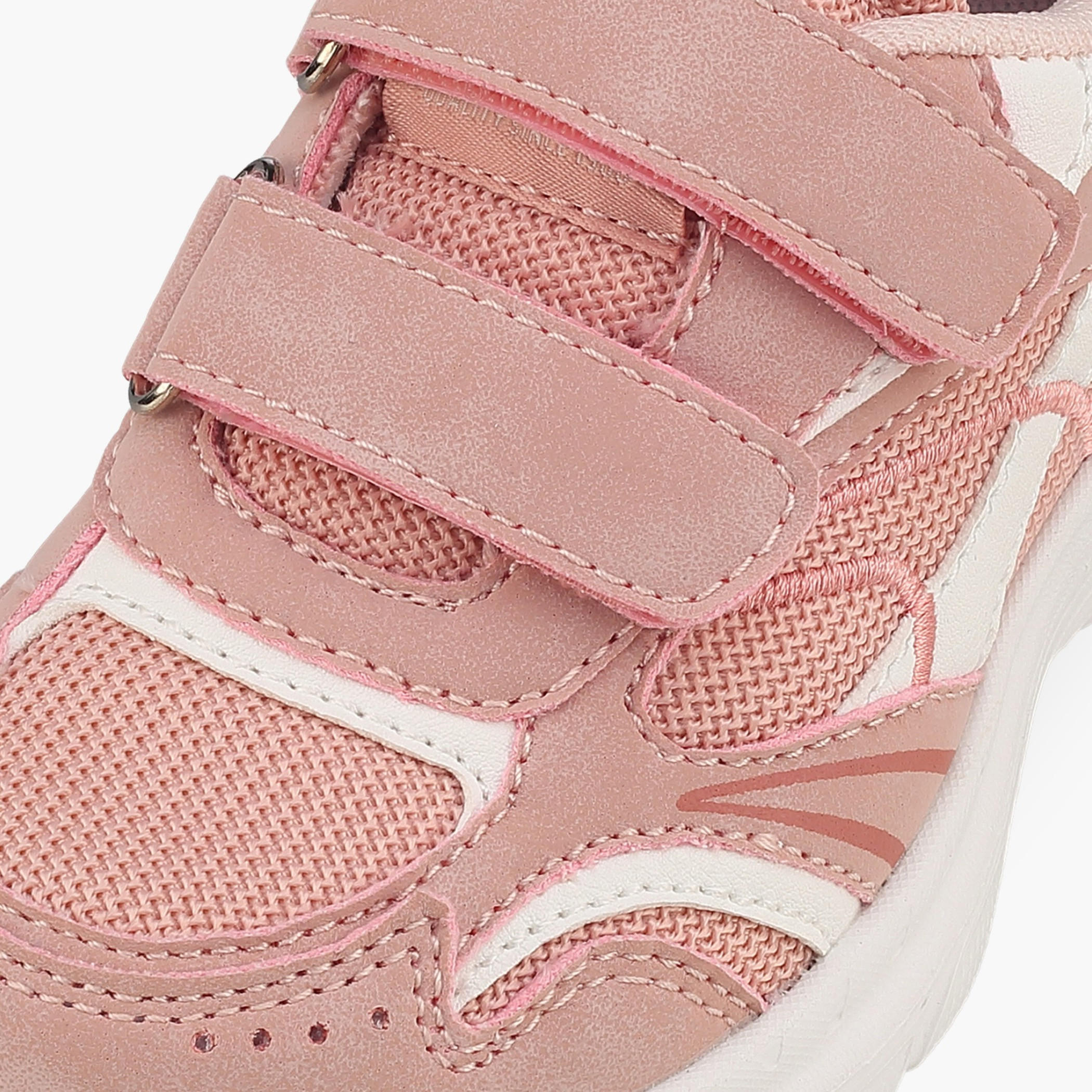 Lee Cooper Girls Panelled Hook & Loop Ankle Sneakers-girls-shoes-sneakers-image-4