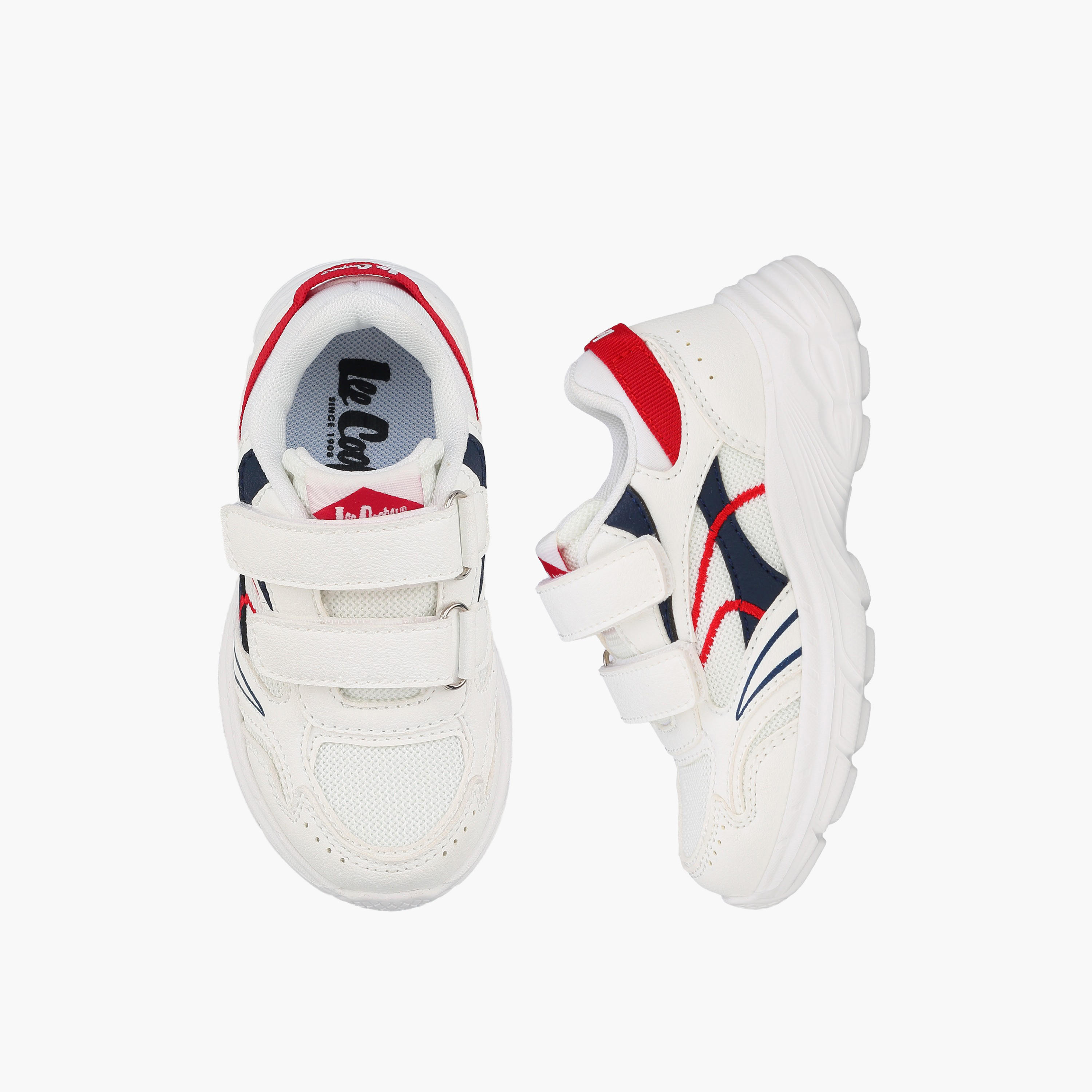 حذاء سنيكرز طول الكاحل بألواح وشريط إغلاق للبنات من لي كوبر-girls-shoes-sneakers-image-1