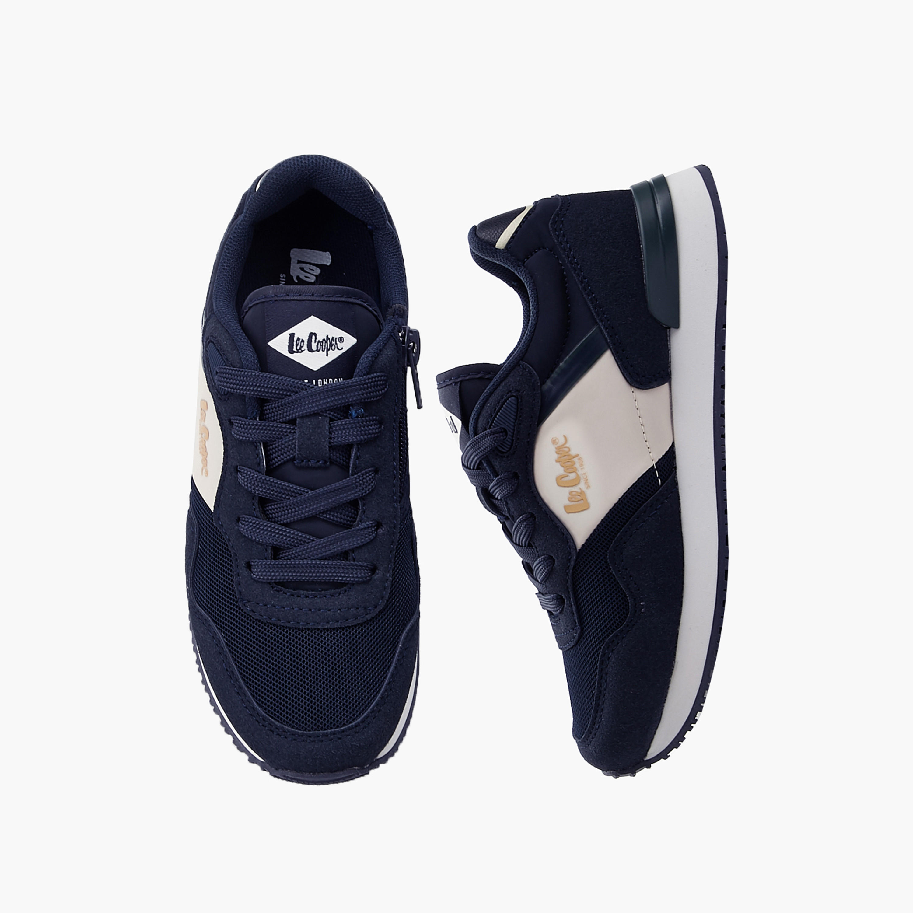 Lee Cooper Boys Lace-Up Ankle Sneakers-boys-shoes-sneakers-image-1