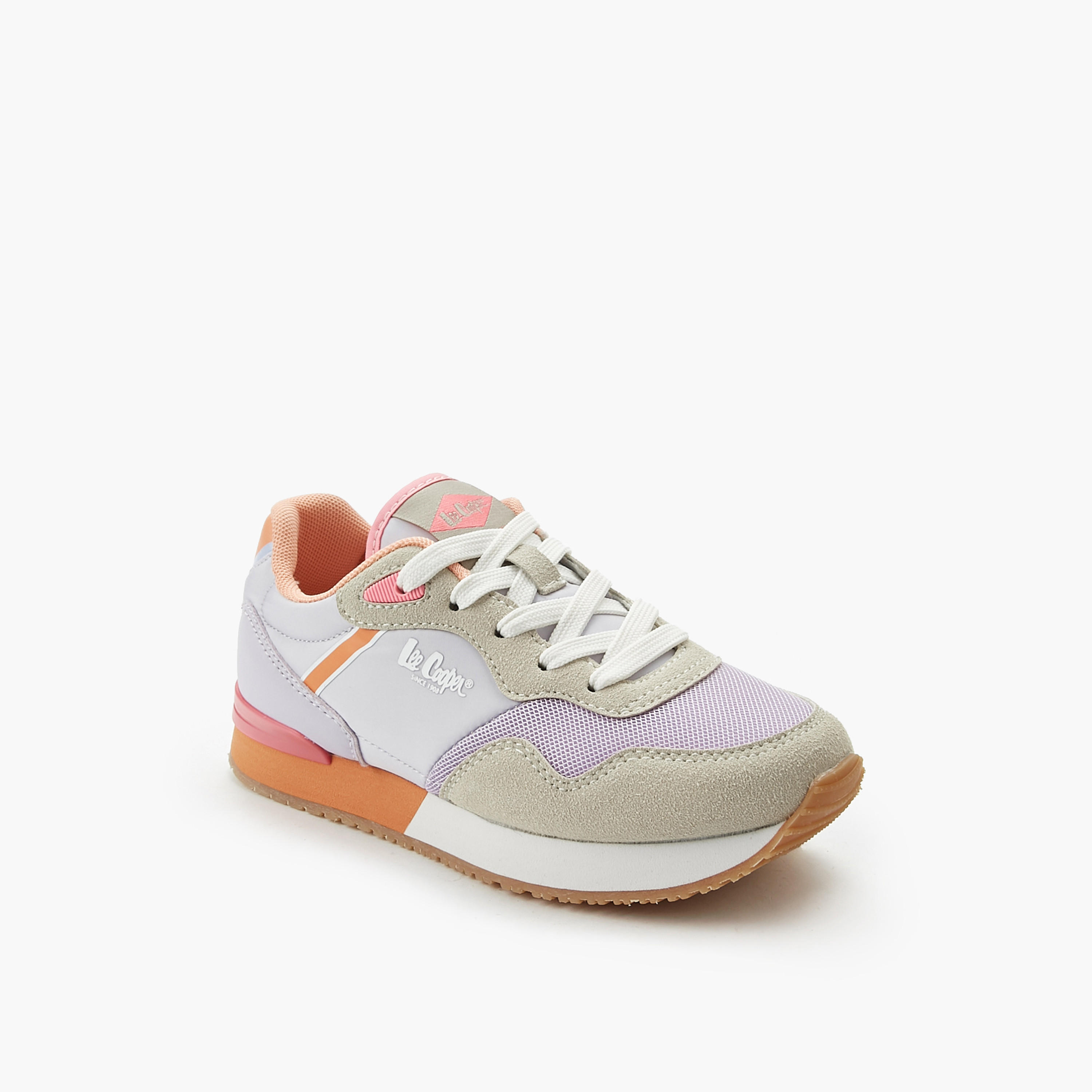 Lee Cooper Girl Lace-Up Ankle Sneakers-girls-shoes-sneakers-image-2