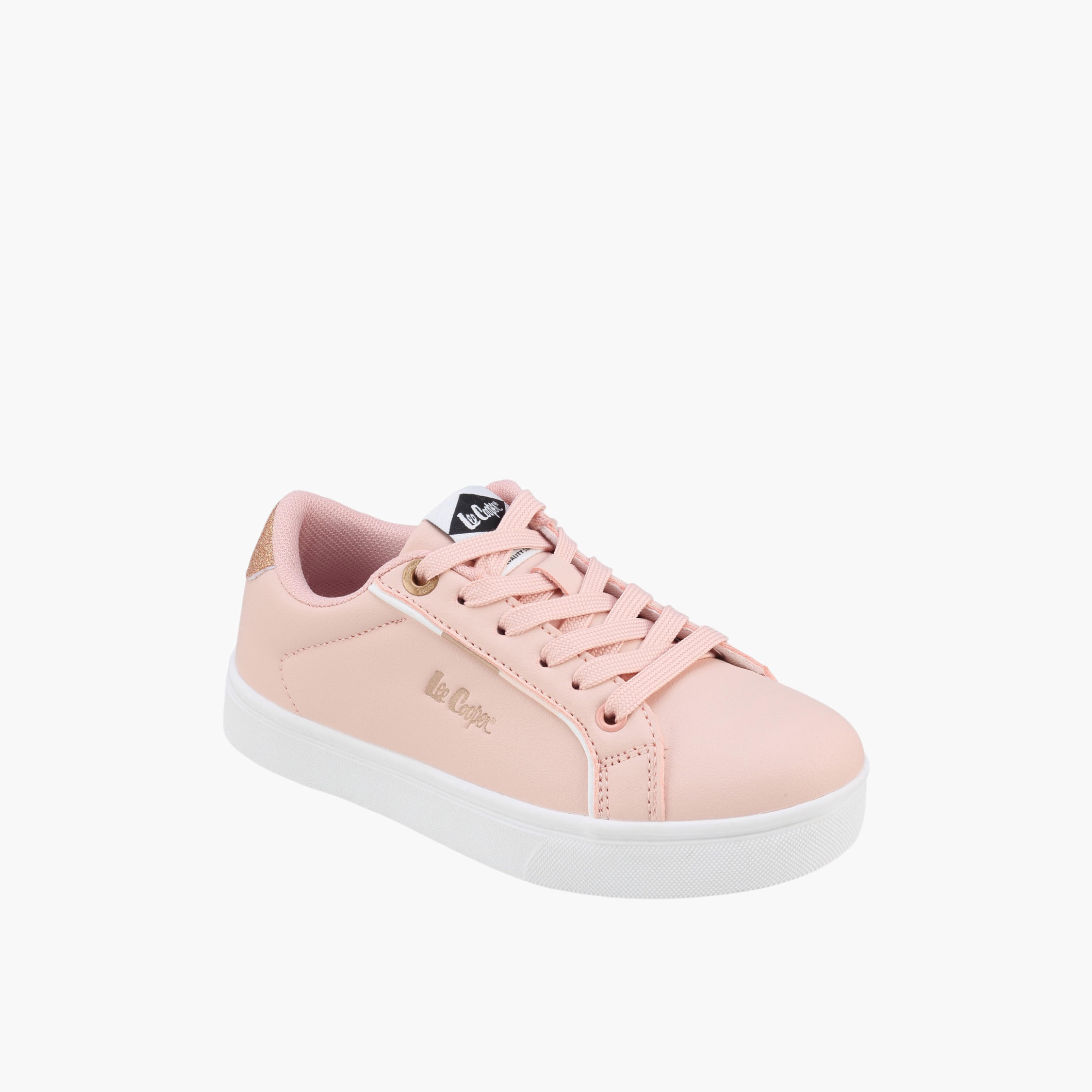 Lee Cooper Girls Lace-Up Sneakers-girls-shoes-sneakers-image-2
