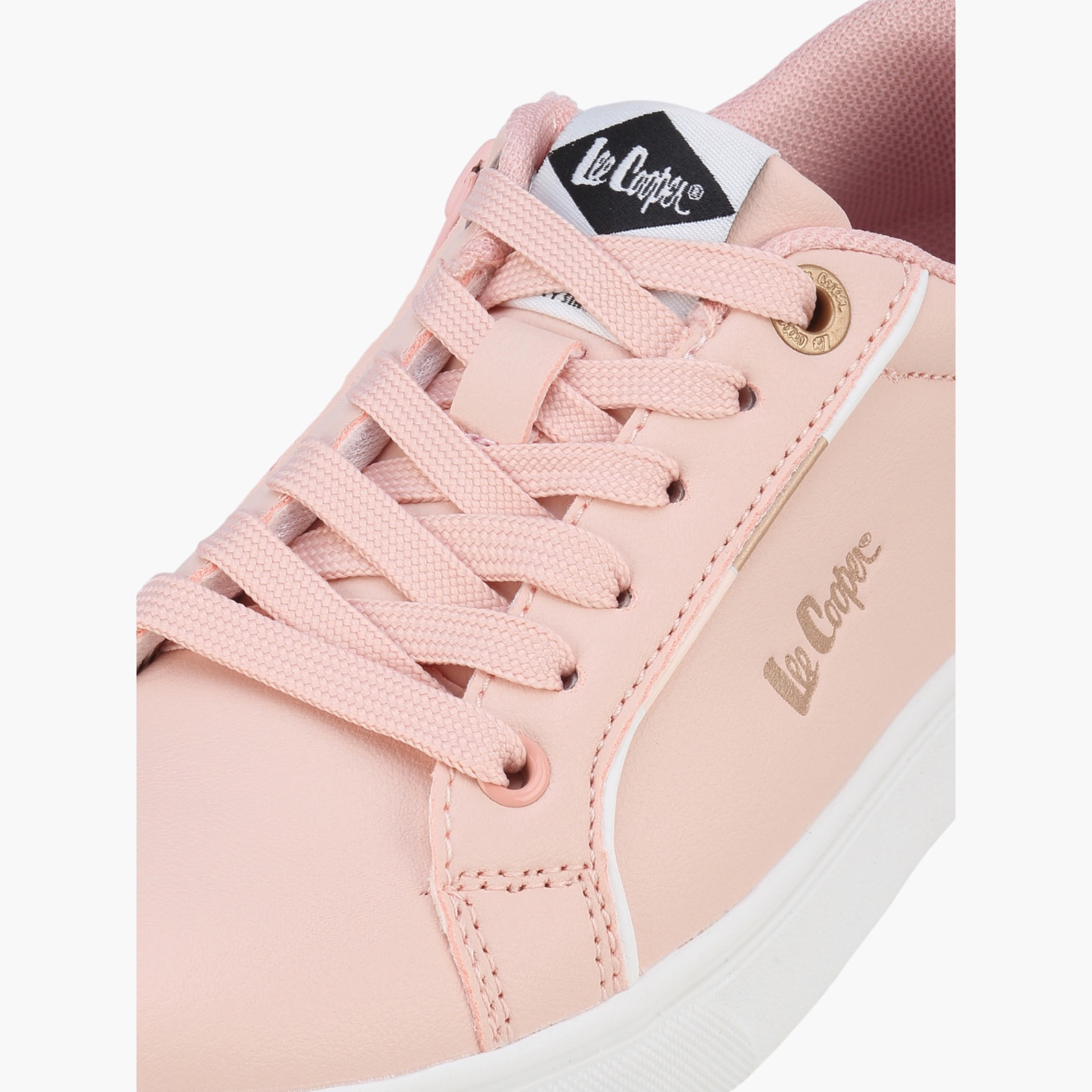 Lee Cooper Girls Lace-Up Sneakers-girls-shoes-sneakers-image-4