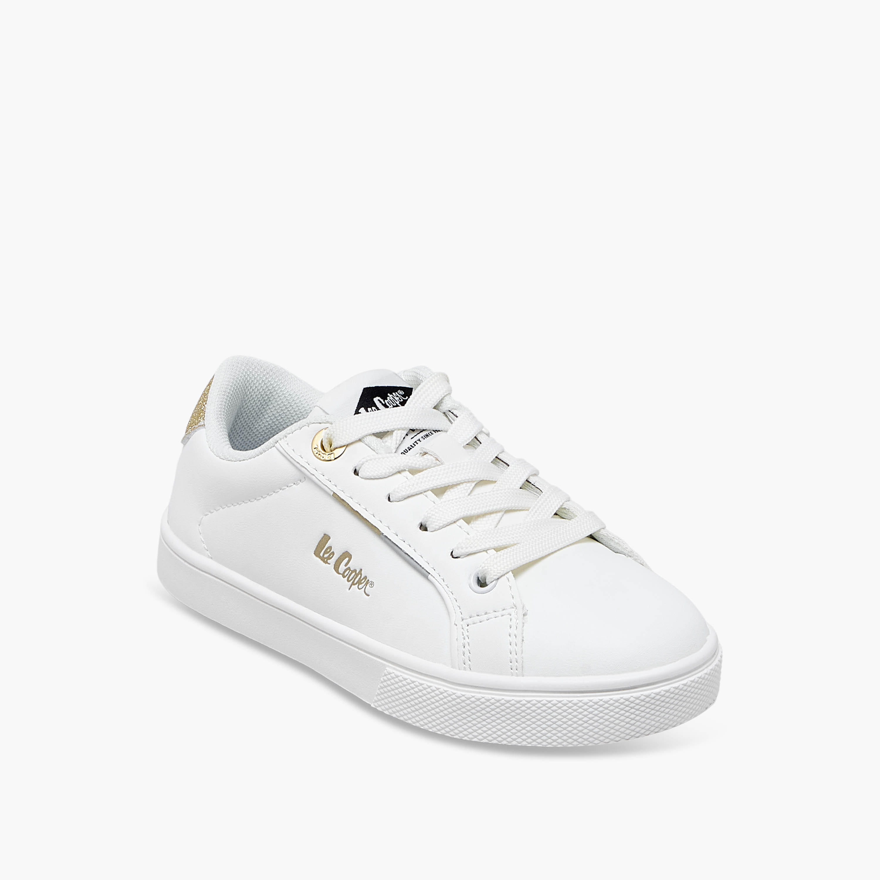 Lee Cooper Girls Lace-Up Ankle Sneakers-girls-shoes-sneakers-image-2