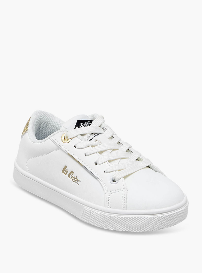Lee Cooper Girls Lace-Up Ankle Sneakers-girls-shoes-sneakers-image-2