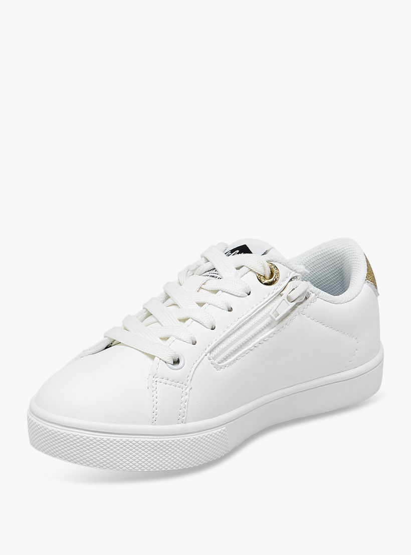 Lee Cooper Girls Lace-Up Ankle Sneakers-girls-shoes-sneakers-image-4