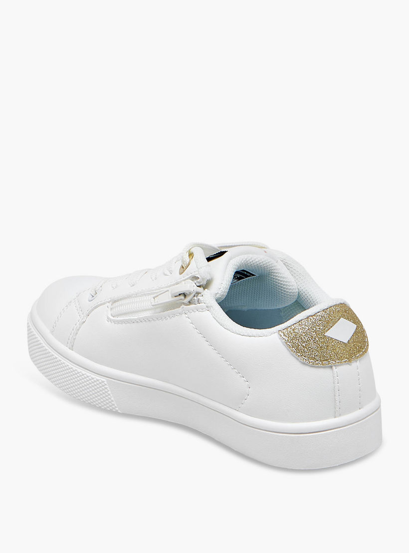 Lee Cooper Girls Lace-Up Ankle Sneakers-girls-shoes-sneakers-image-5