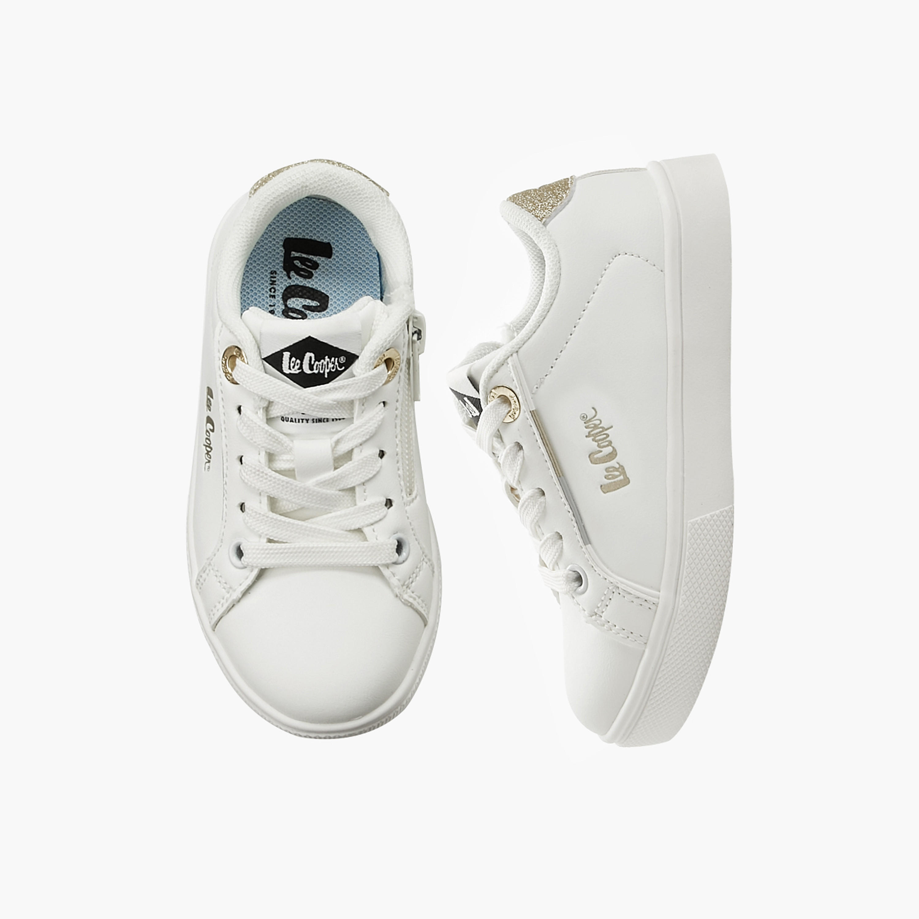 Lee Cooper Girls Lace-Up Ankle Sneakers-girls-shoes-sneakers-image-1