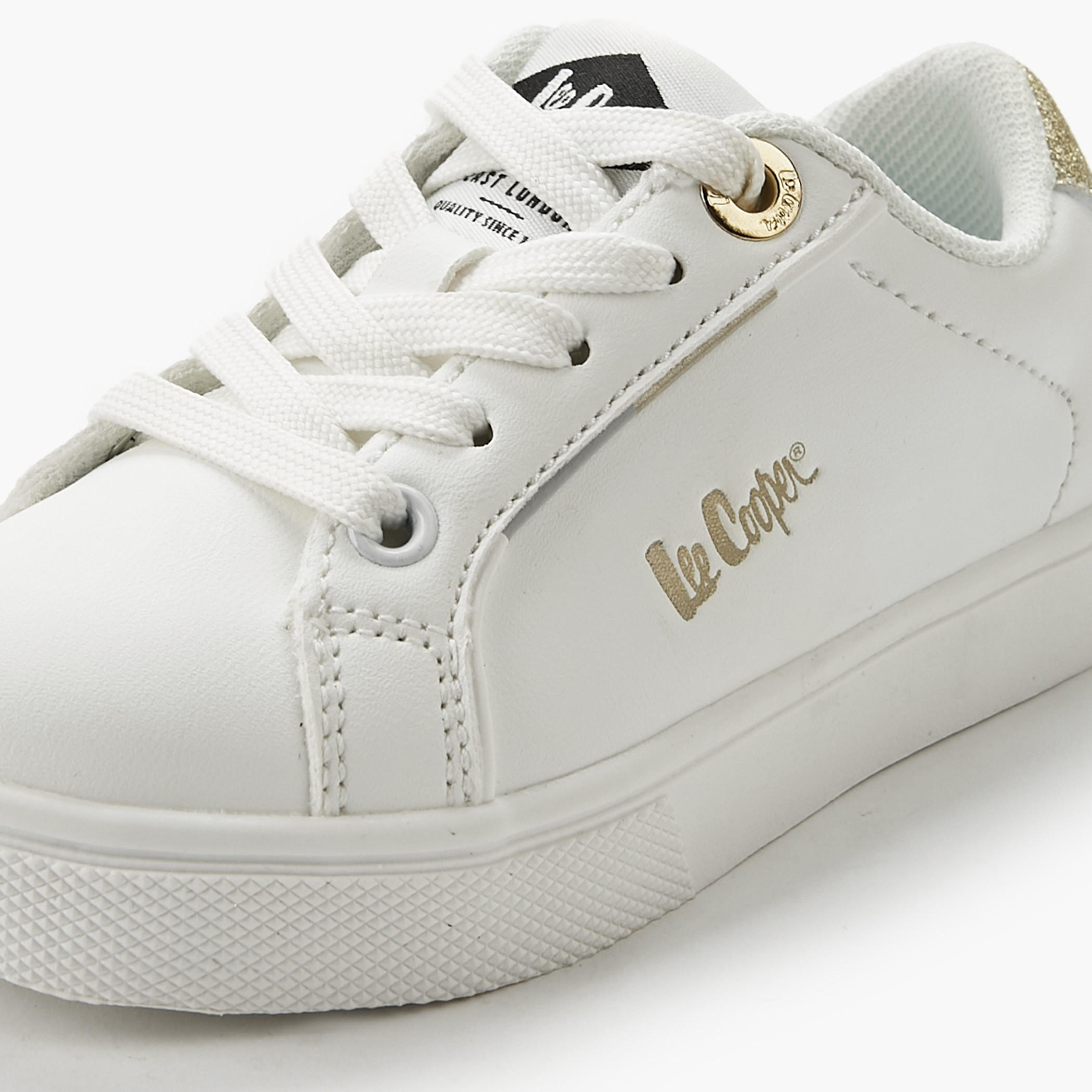 Lee Cooper Girls Lace-Up Ankle Sneakers-girls-shoes-sneakers-image-4
