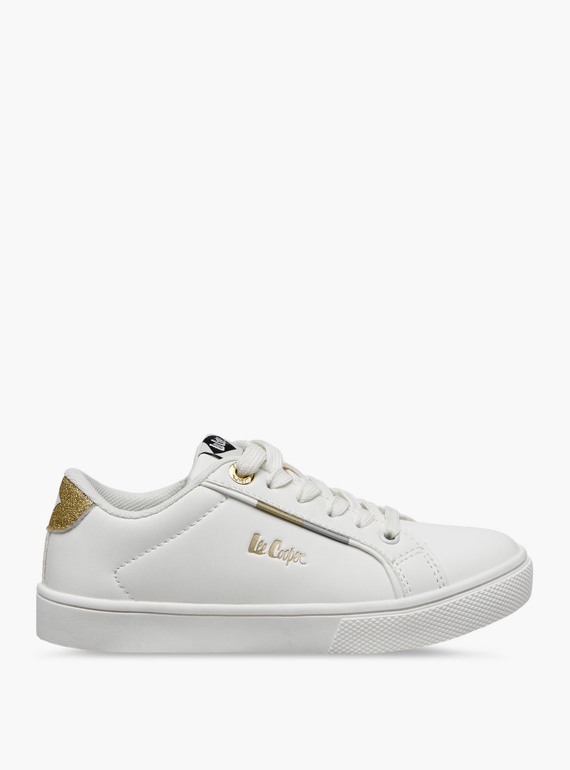 Lee Cooper Girls Lace-Up Sneakers-girls-shoes-sneakers-image-3