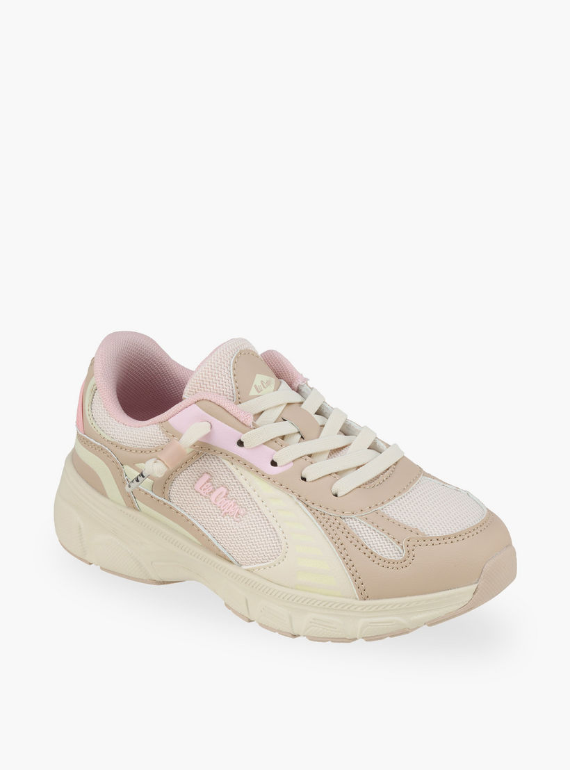 Lee Cooper Girls Lace-Up Ankle Sneakers-girls-shoes-sneakers-image-2