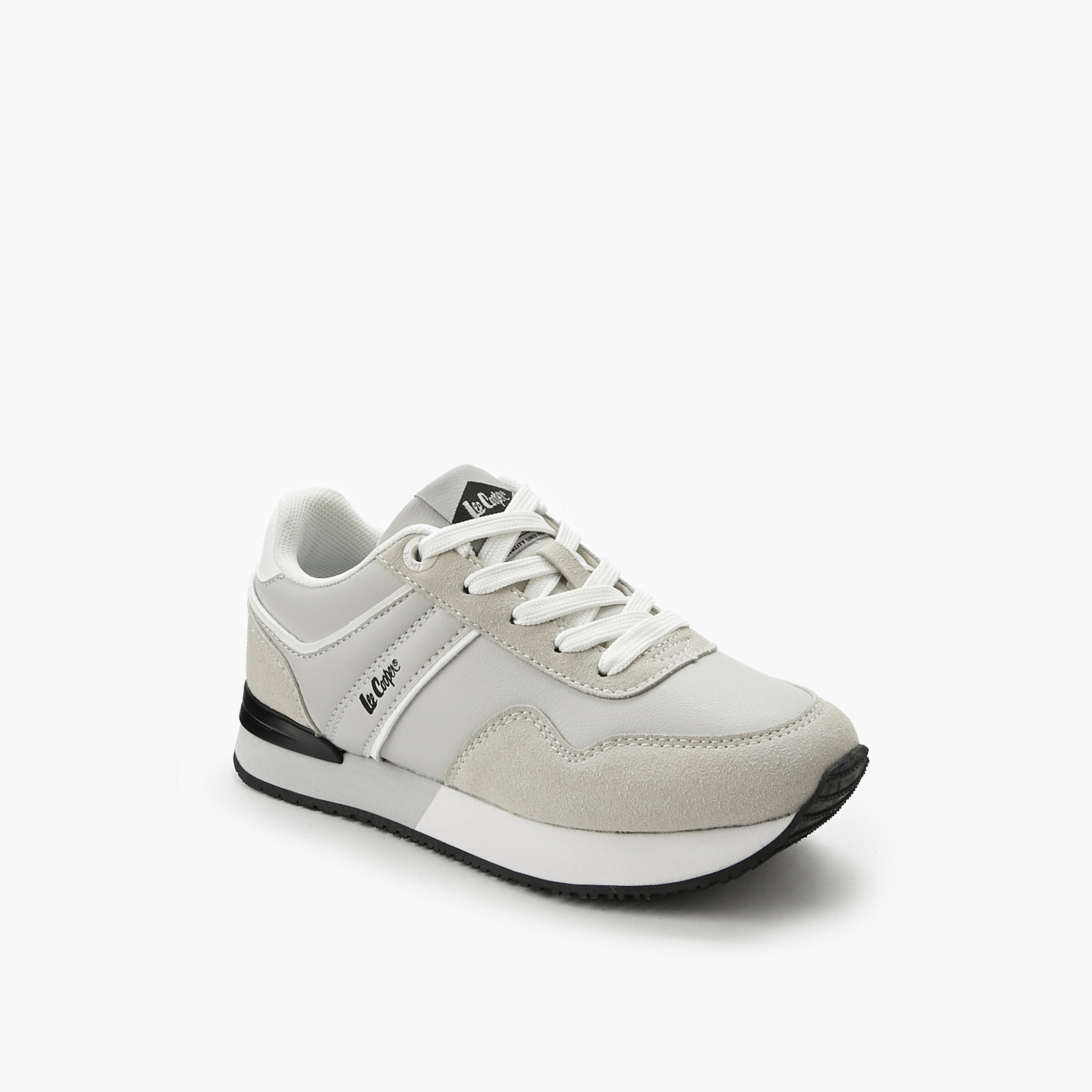Lee Cooper Boys Lace-Up Ankle Sneakers-boys-shoes-sneakers-image-2