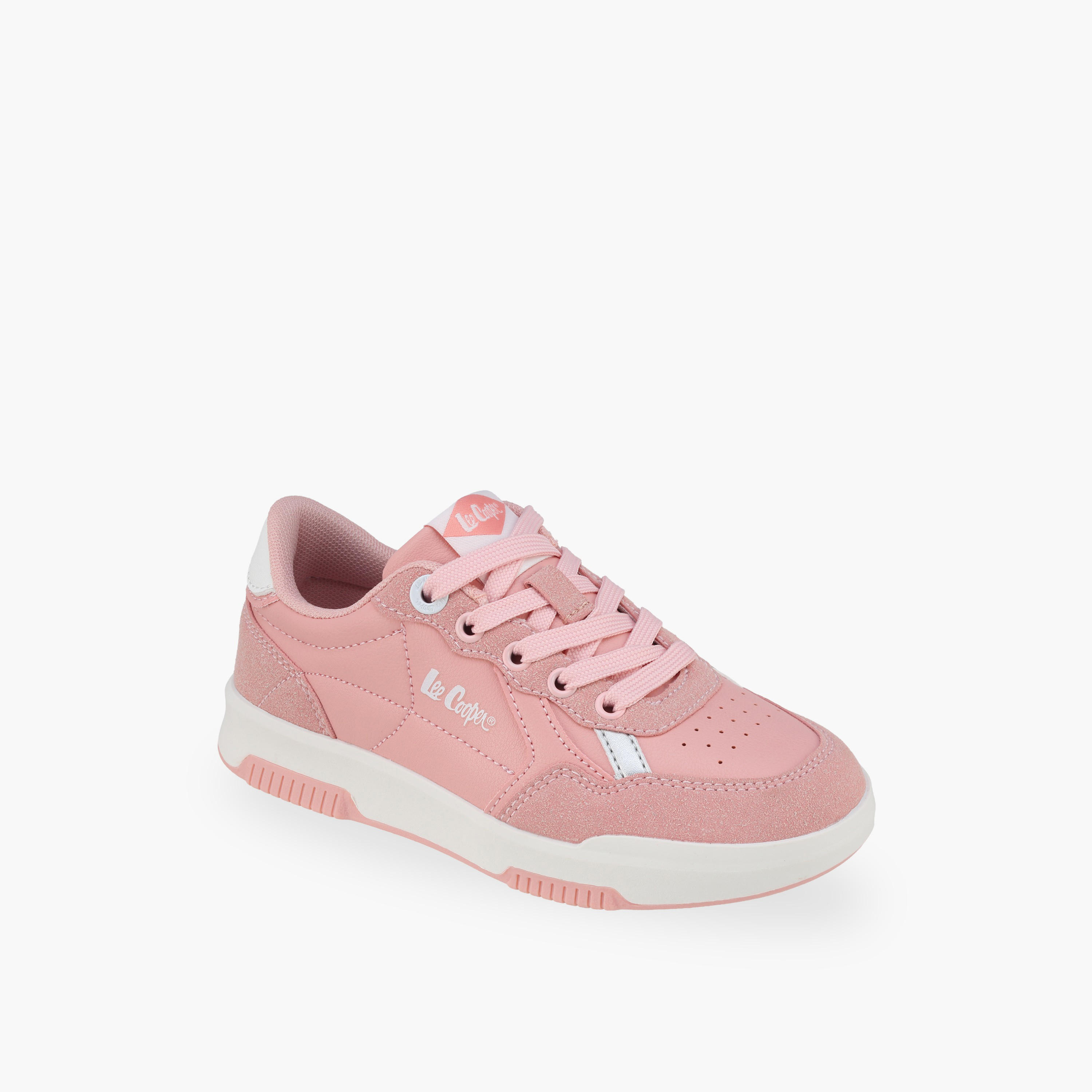 Lee Cooper Girls Lace-Up Ankle Sneakers-girls-shoes-sneakers-image-2