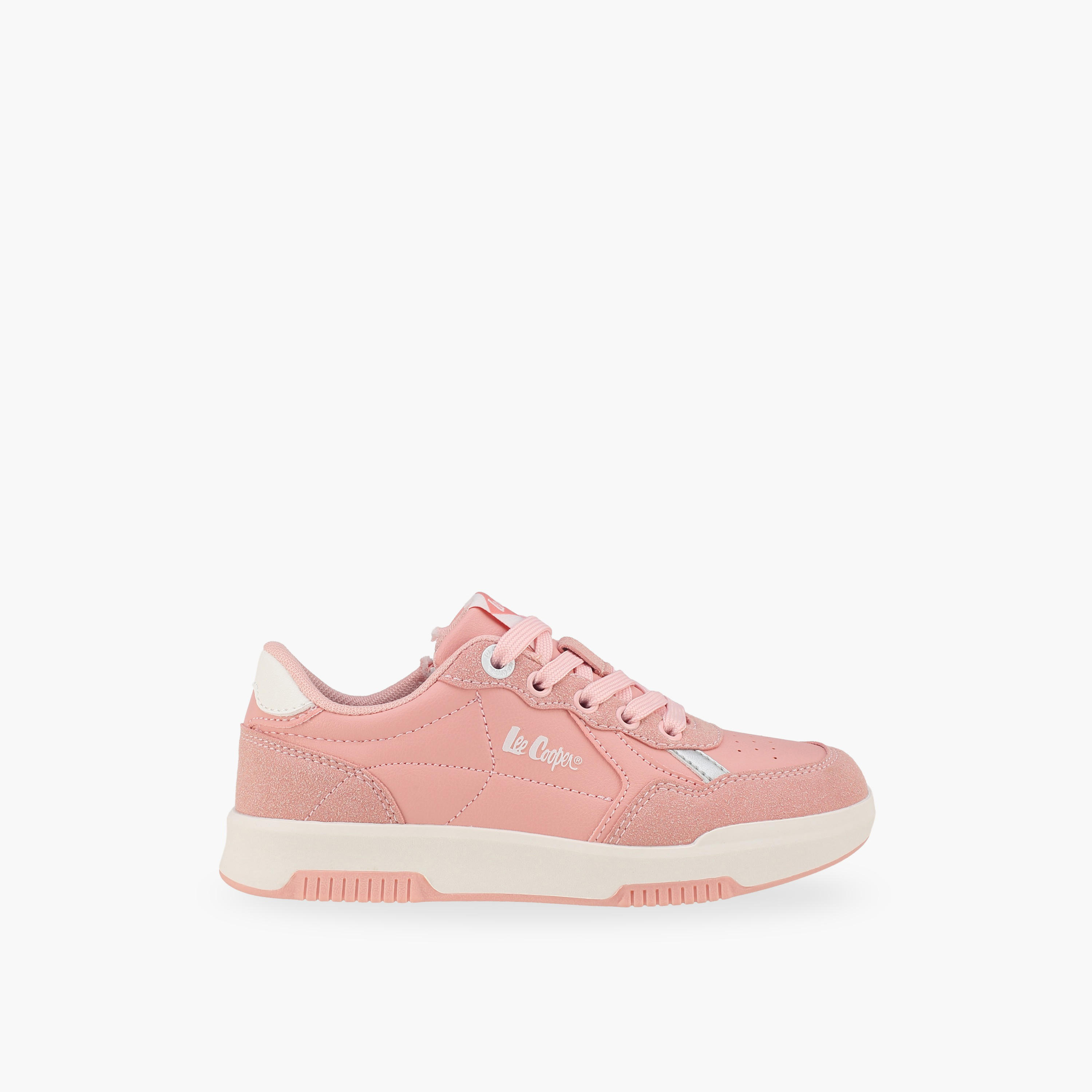 Lee Cooper Girls Lace-Up Ankle Sneakers-girls-shoes-sneakers-image-3