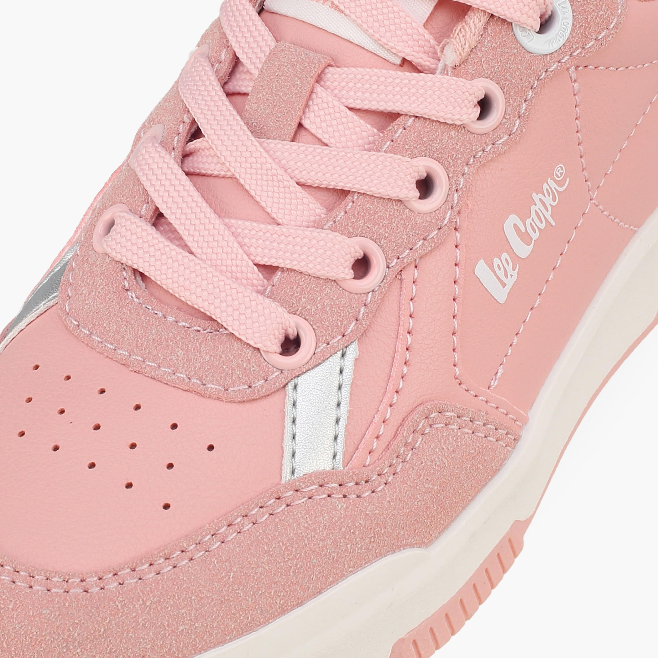 Lee Cooper Girls Lace-Up Ankle Sneakers-girls-shoes-sneakers-image-4