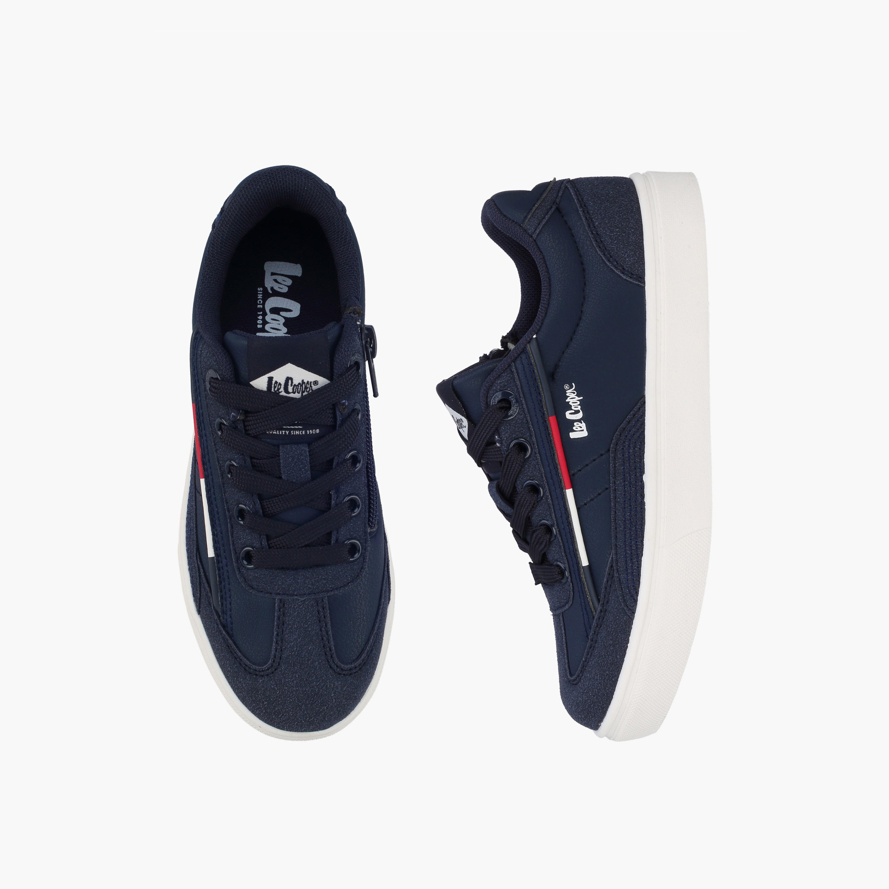 Lee Cooper Boys Lace-Up Ankle Sneakers-boys-shoes-sneakers-image-1