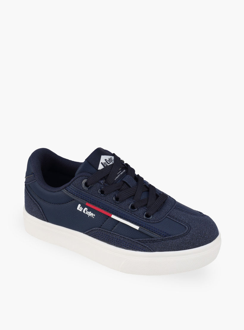 Lee Cooper Boys Lace-Up Ankle Sneakers-boys-shoes-sneakers-image-2