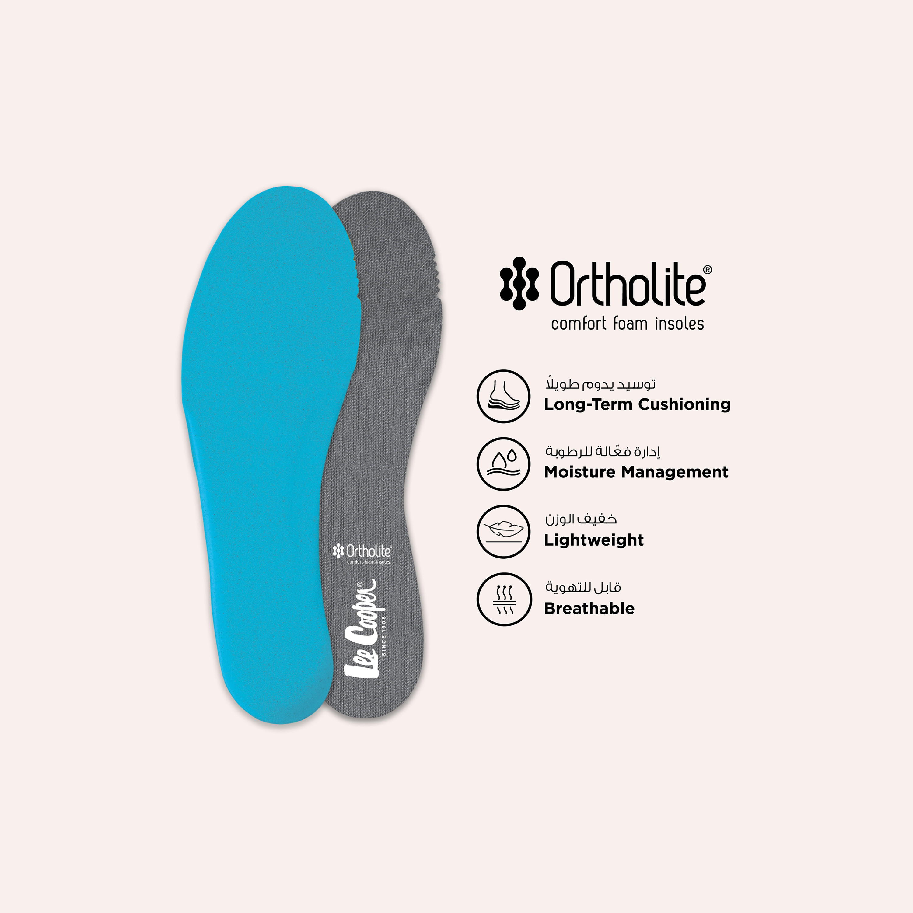 Lee Cooper Men Ortholite Lace-Up Sneakers-men-shoes-sneakers-image-6