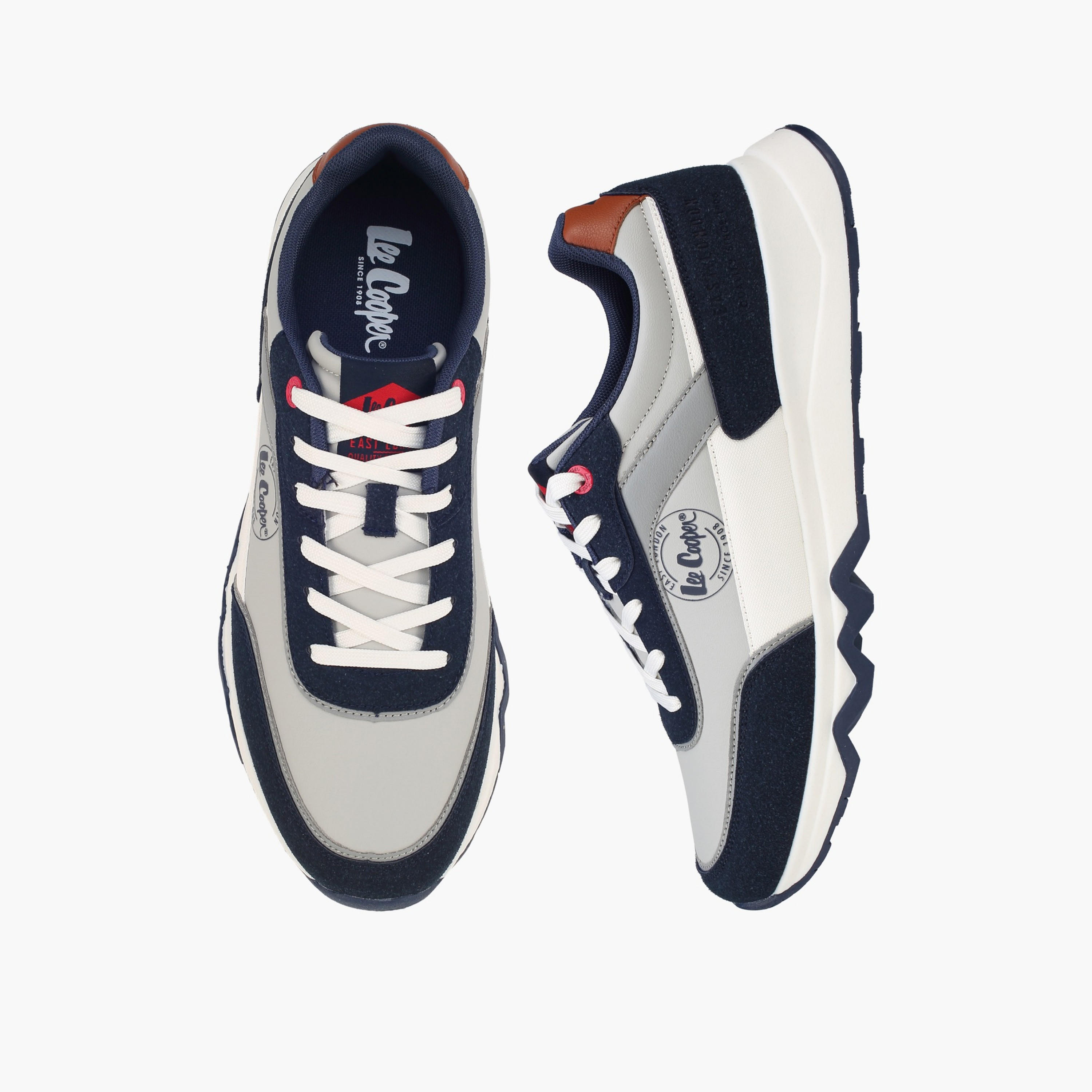Lee Cooper Men Lace-Up Ankle Sneakers-men-shoes-sneakers-image-1