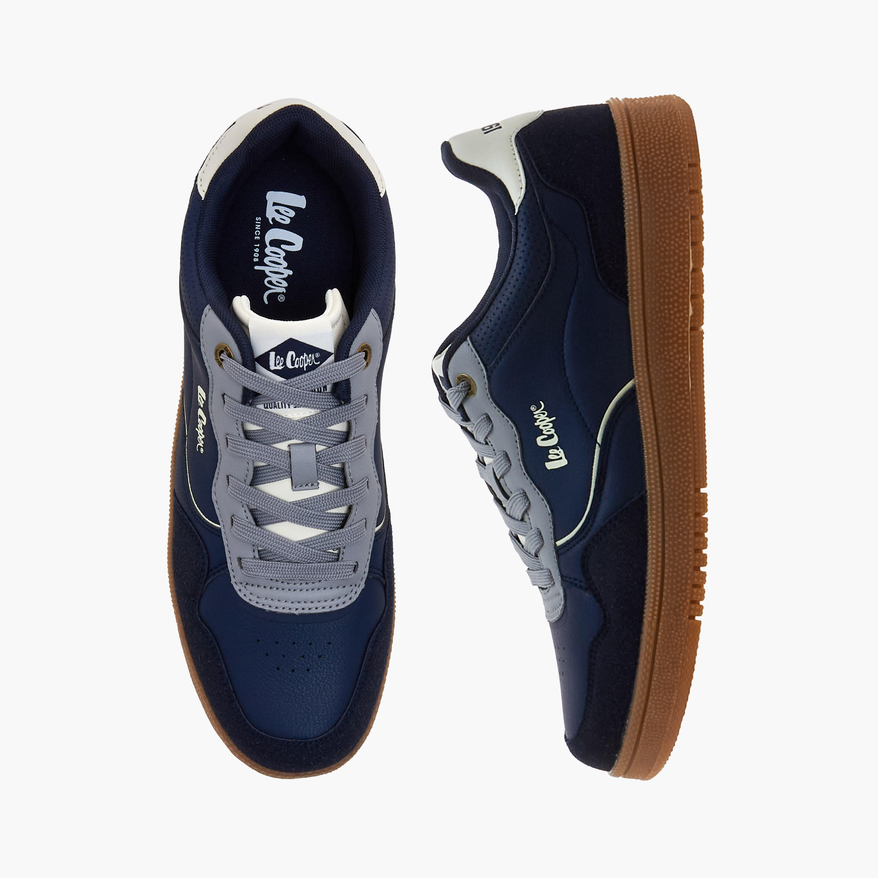 حذاء سنيكرز أورثولايت رجالي مثقّب برباط إغلاق من لي كوبر-men-shoes-sneakers-image-1
