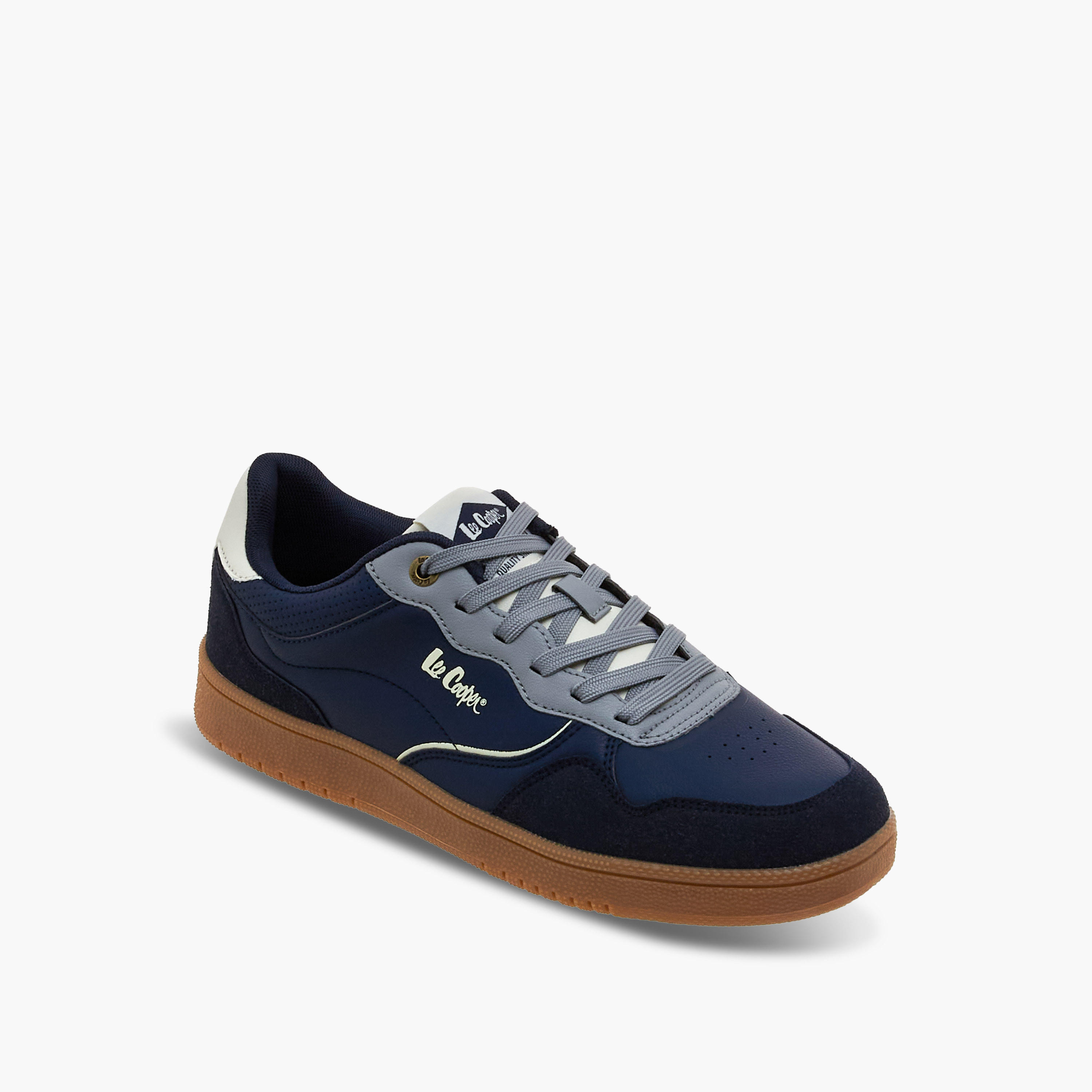 حذاء سنيكرز أورثولايت رجالي مثقّب برباط إغلاق من لي كوبر-men-shoes-sneakers-image-2