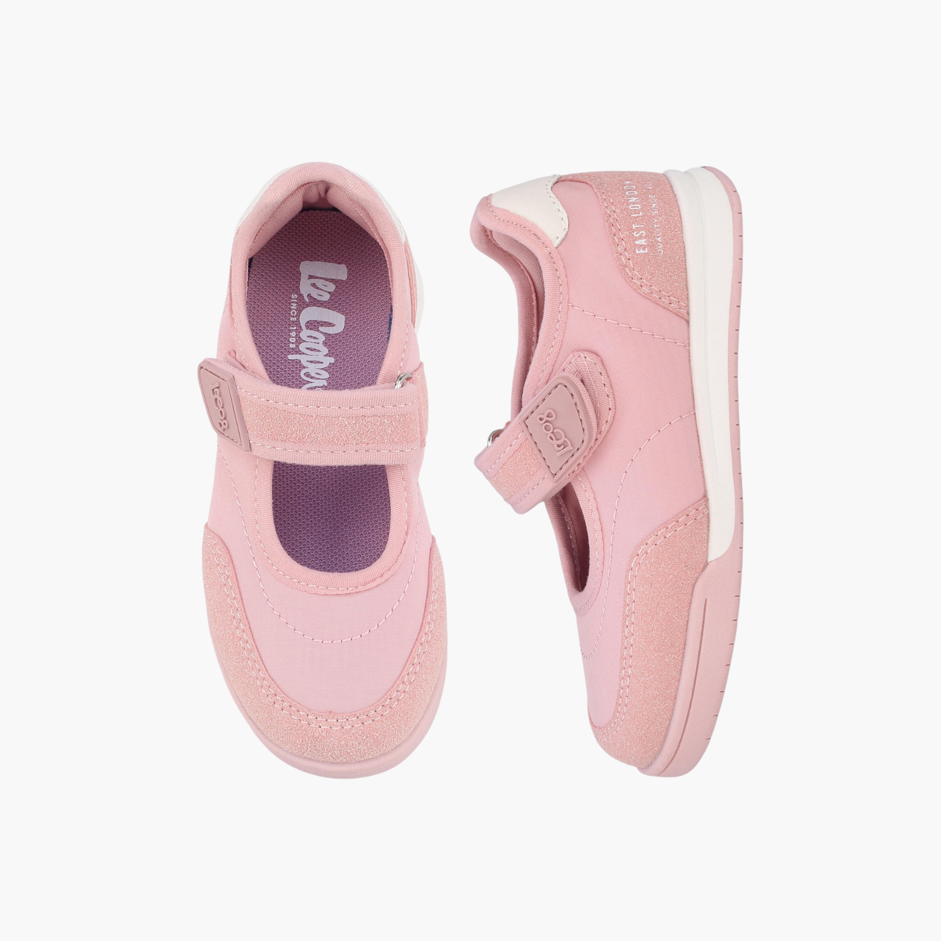 Lee Cooper Girls Hook & Loop Mary Jane Sneakers-girls-shoes-sneakers-image-1