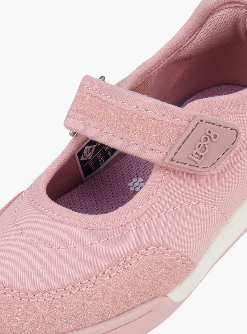 Lee Cooper Girls Hook & Loop Mary Jane Sneakers-girls-shoes-sneakers-image-4