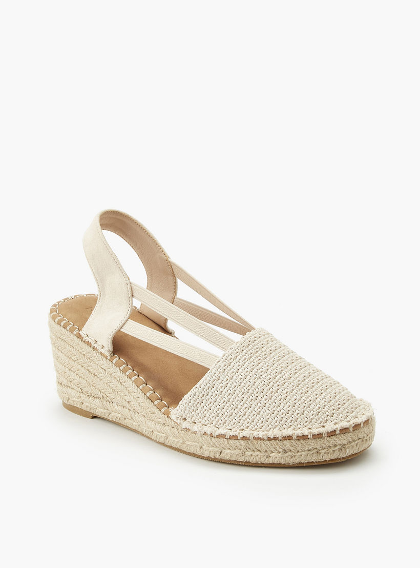 Peppermint Women Textured Wedge Heel Espadrille Sandals-women-shoes-sandals-heeled-image-2