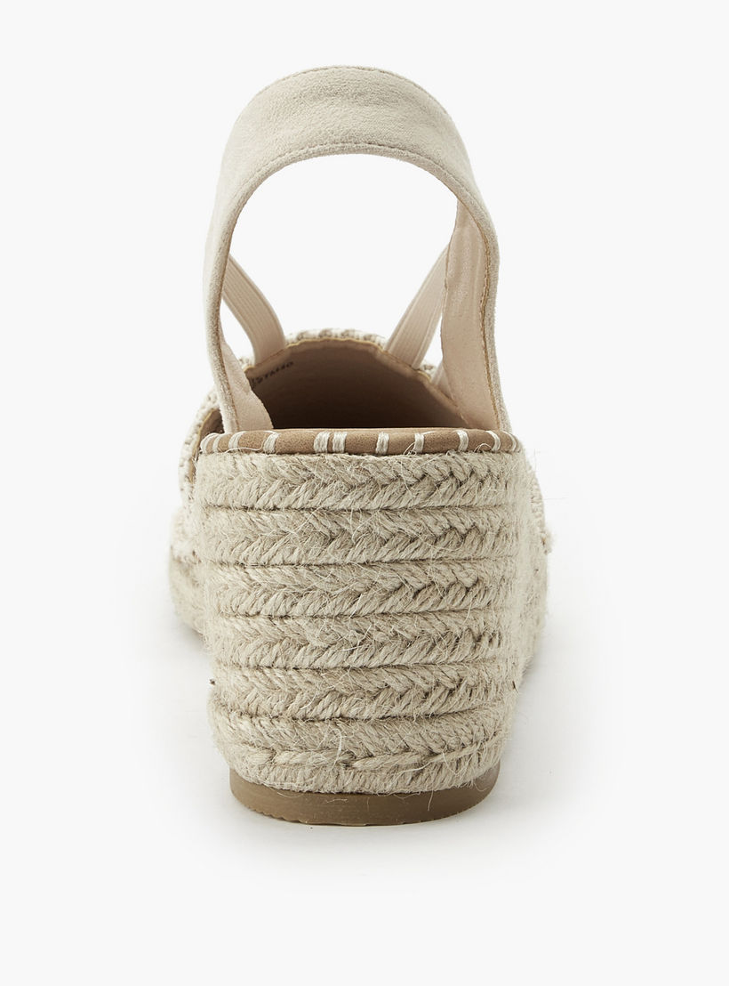 Peppermint Women Textured Wedge Heel Espadrille Sandals-women-shoes-sandals-heeled-image-5
