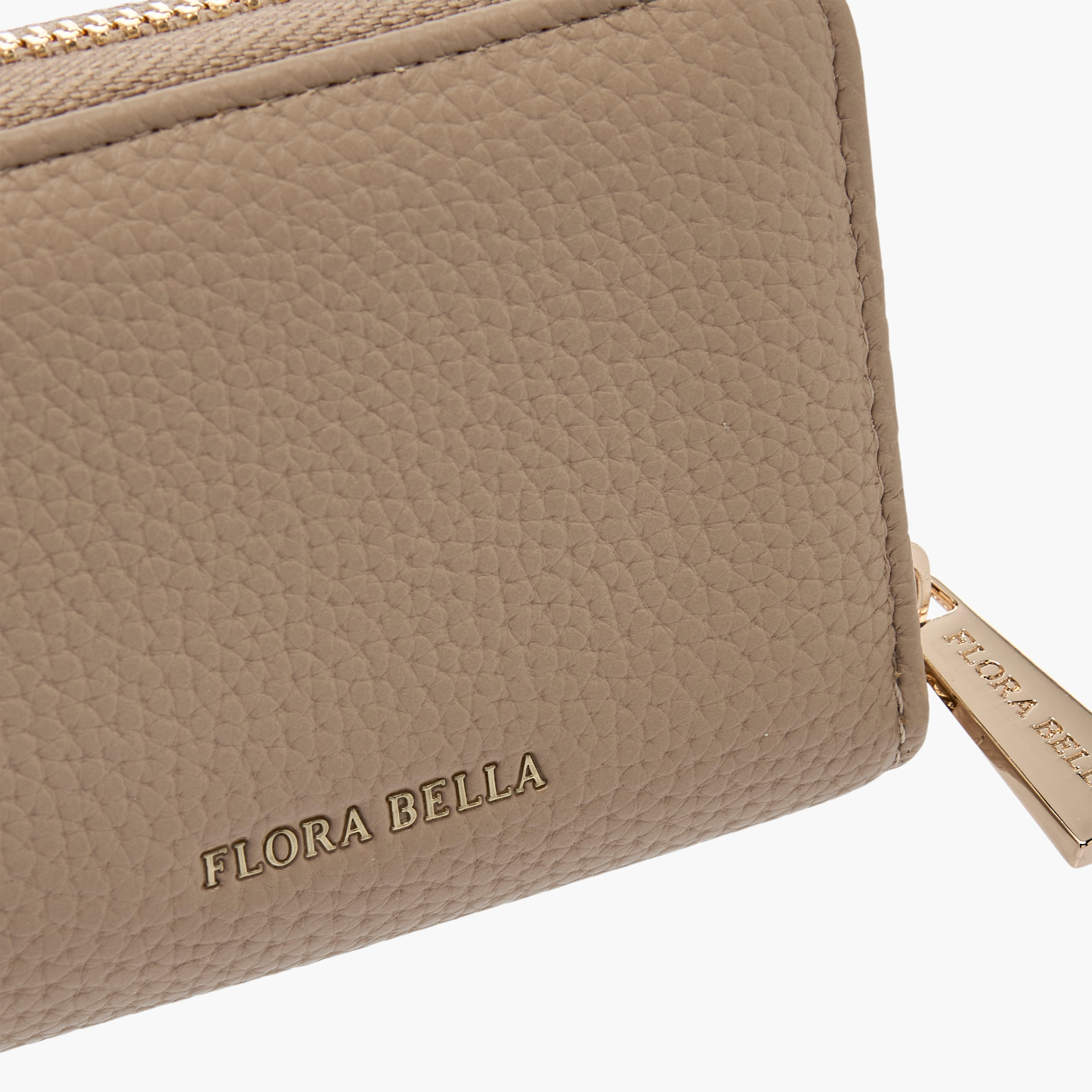 محفظة بارزة الملمس بسحاب إغلاق من فلورا بيلا-women-bagsandwallets-wallets-image-4