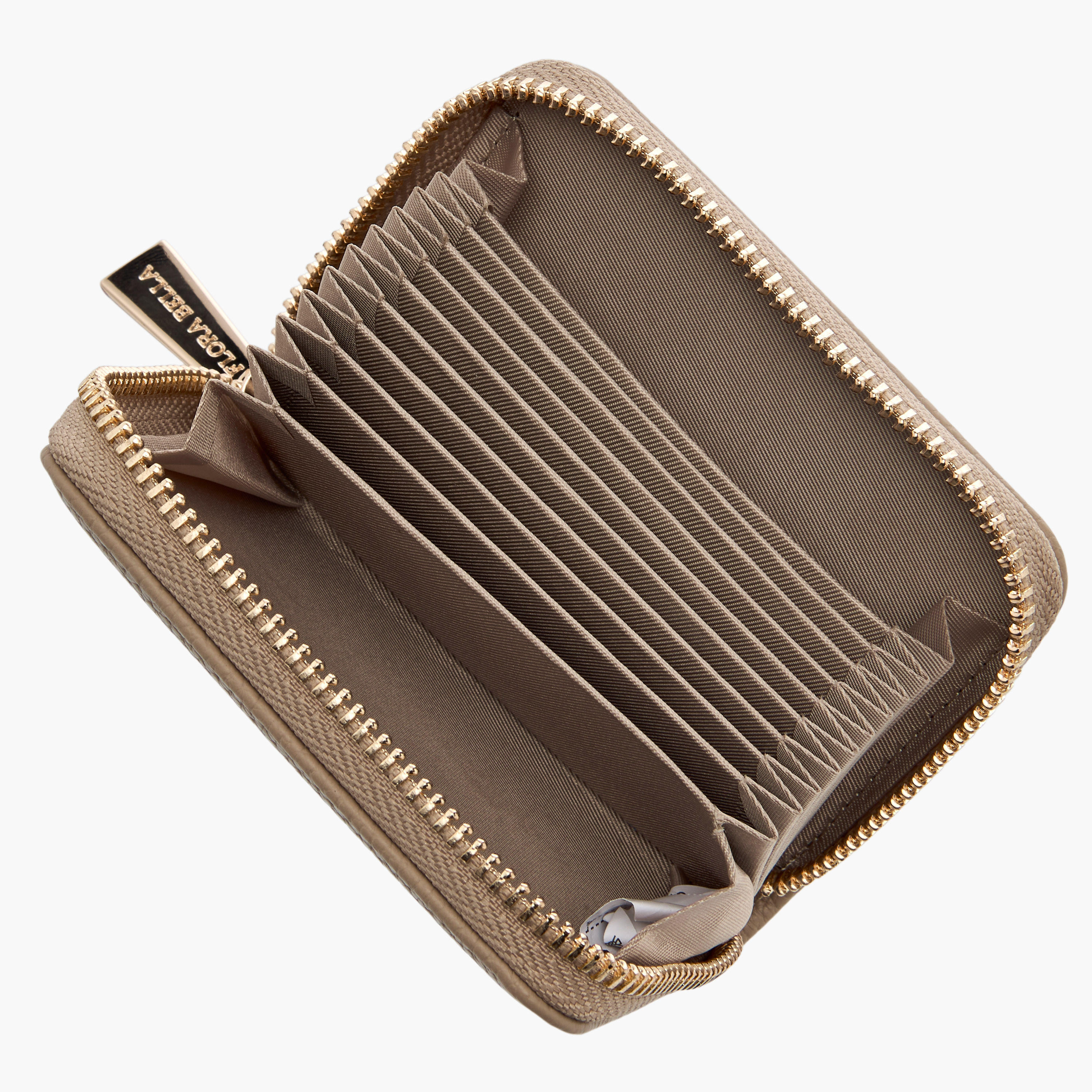 محفظة بارزة الملمس بسحاب إغلاق من فلورا بيلا-women-bagsandwallets-wallets-image-5