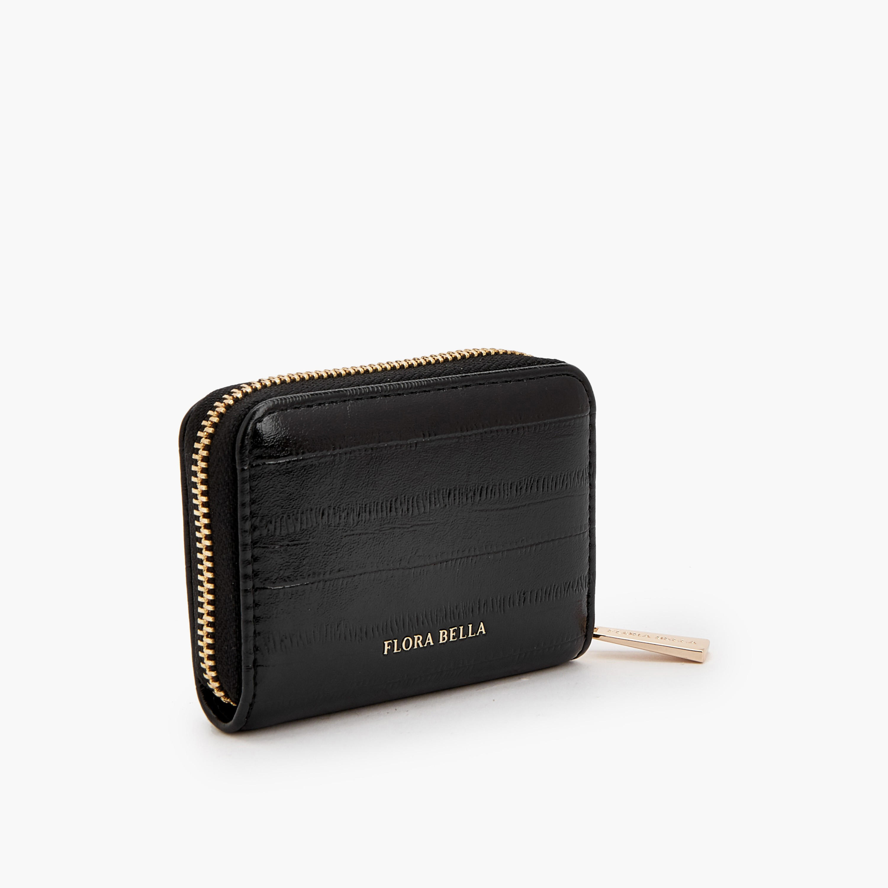Flora Bella Solid Card Holder with Zip Closure-women-bagsandwallets-wallets-image-3