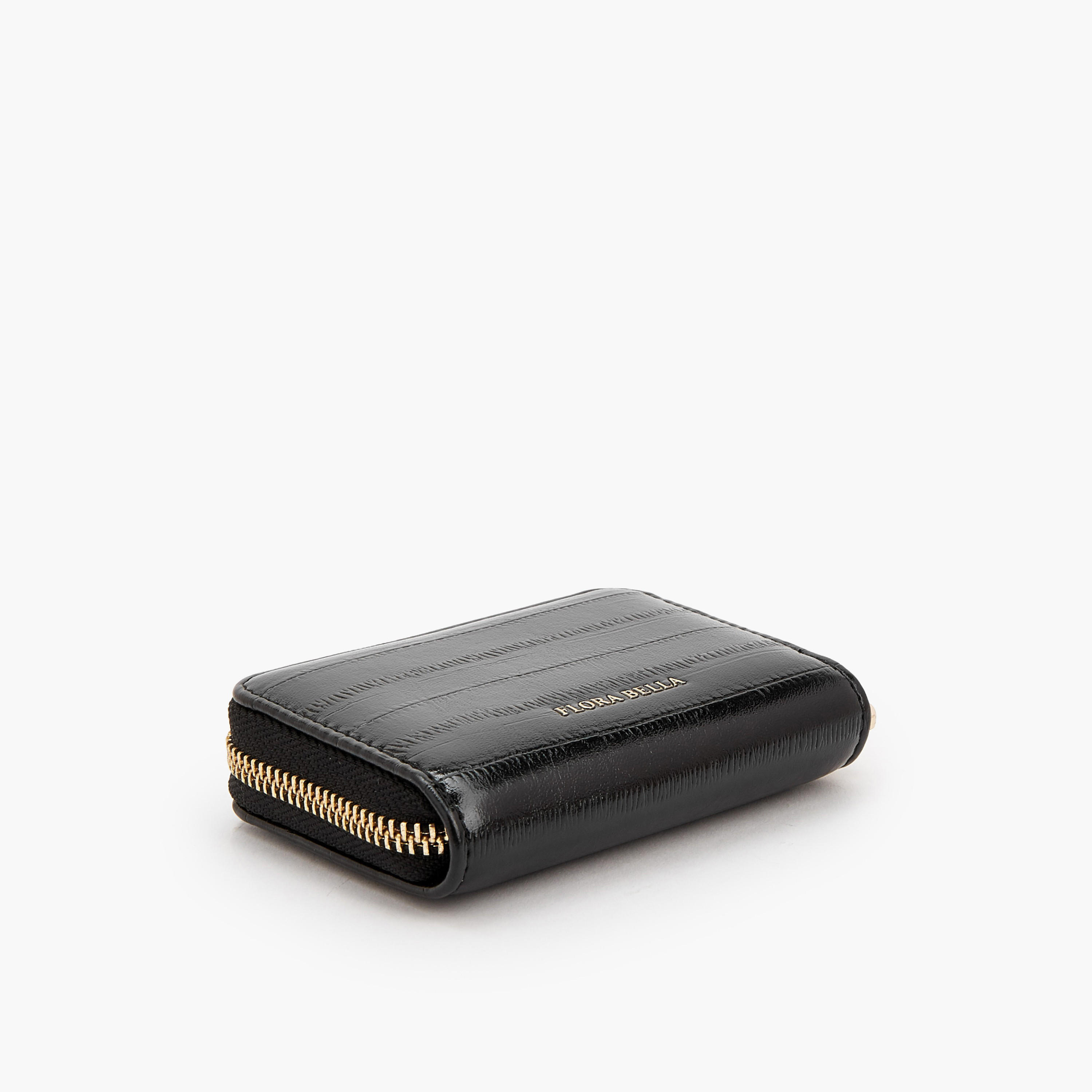 Flora Bella Solid Card Holder with Zip Closure-women-bagsandwallets-wallets-image-4
