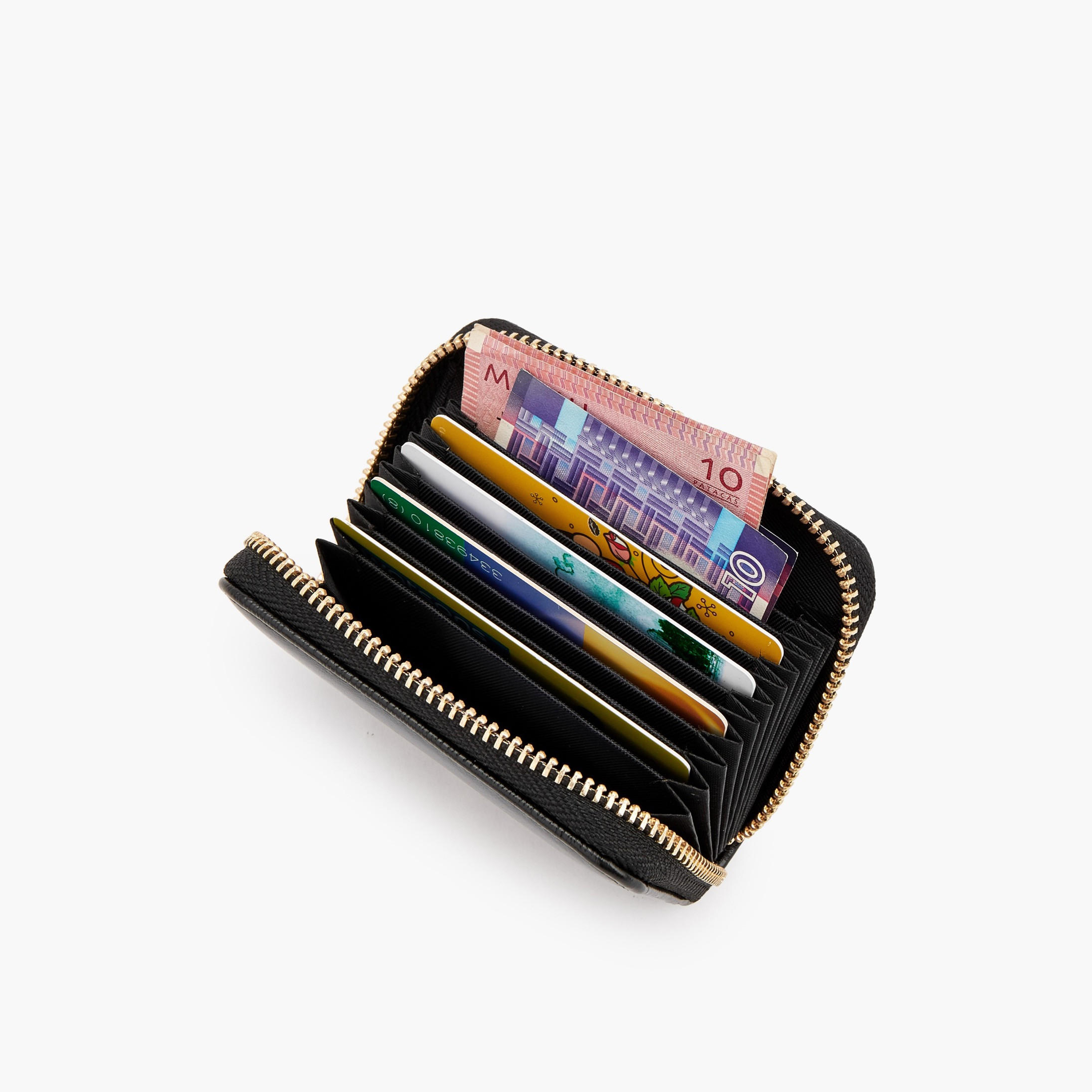Flora Bella Solid Card Holder with Zip Closure-women-bagsandwallets-wallets-image-7