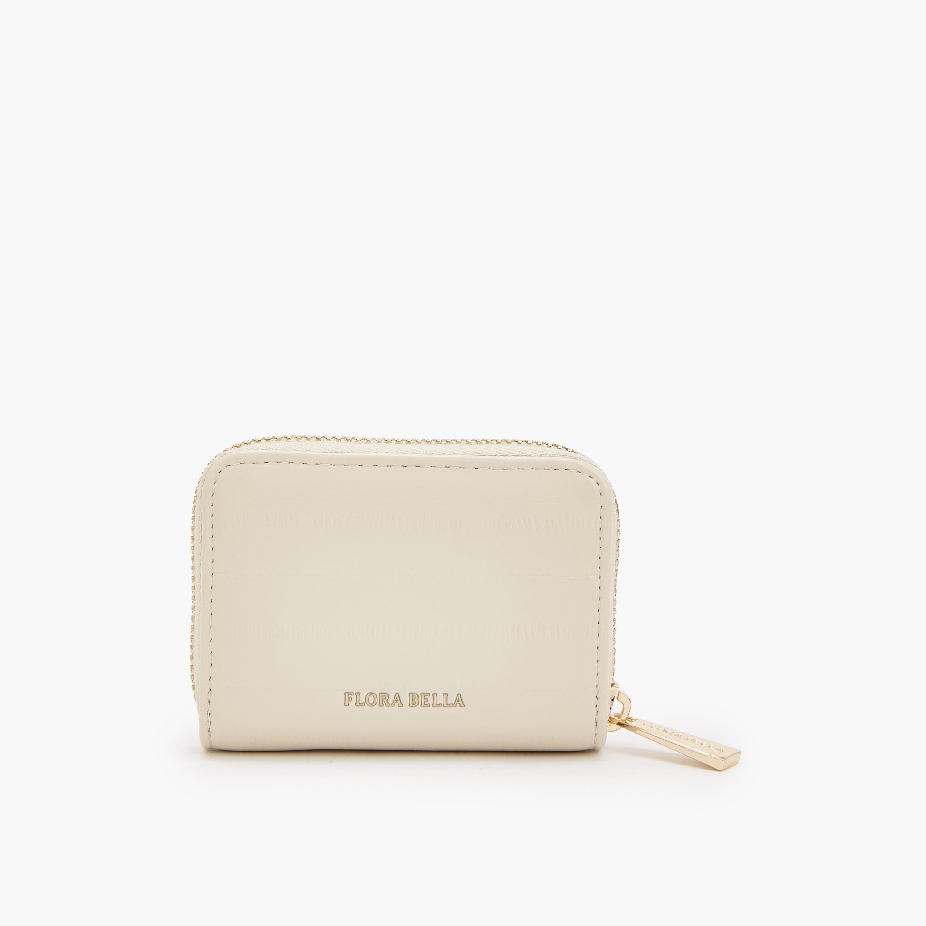 Flora Bella Solid Card Holder with Zip Closure-women-bagsandwallets-wallets-image-1