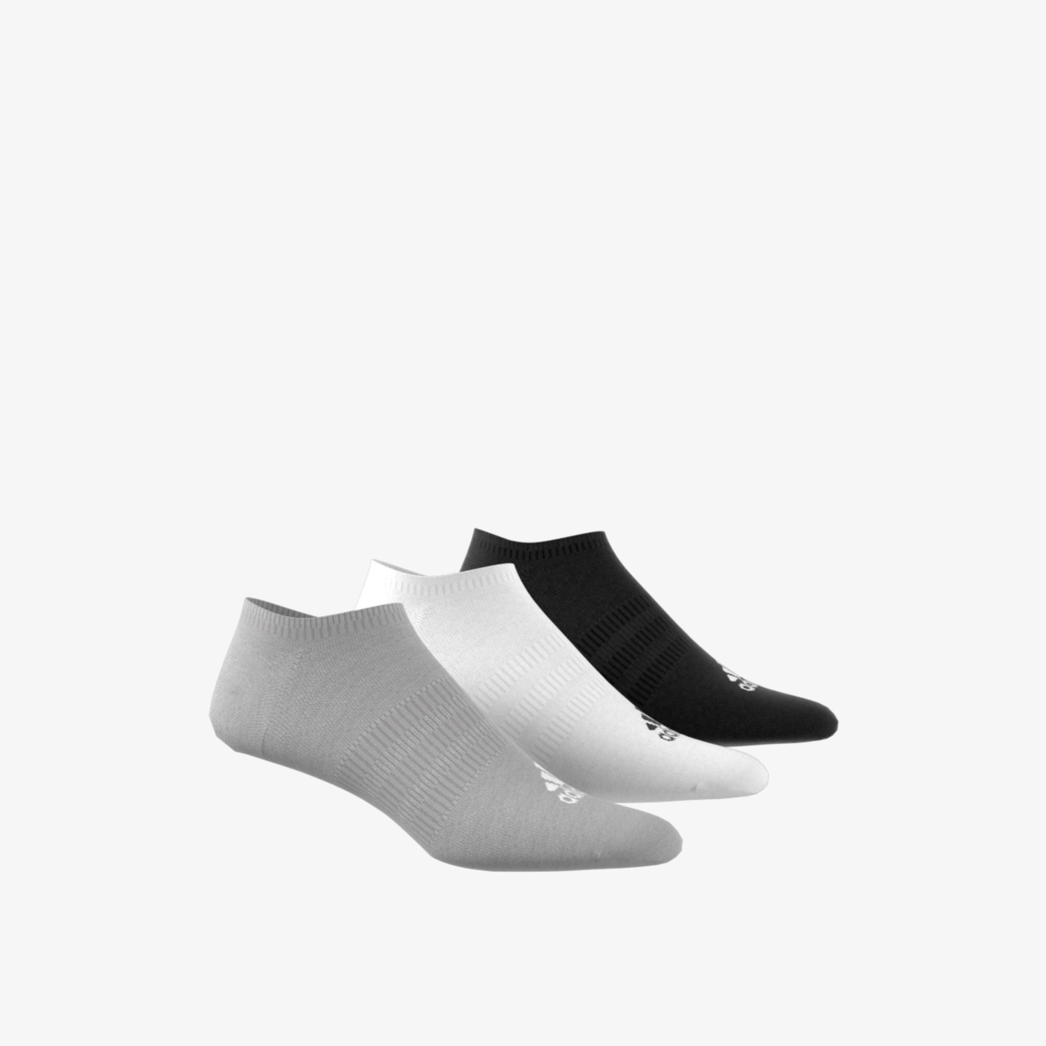 طقم جوارب رياضية 3 أزواج بطول الكاحل من أديداس - IC1328-men-socks-image-2
