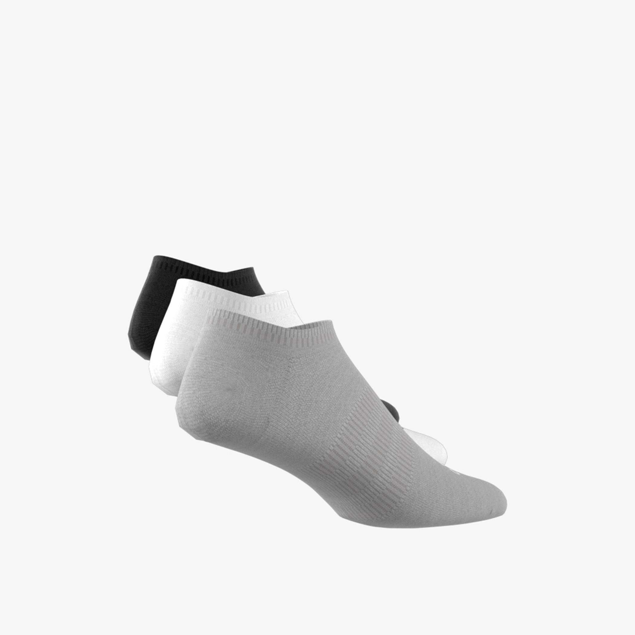 طقم جوارب رياضية 3 أزواج بطول الكاحل من أديداس - IC1328-men-socks-image-3