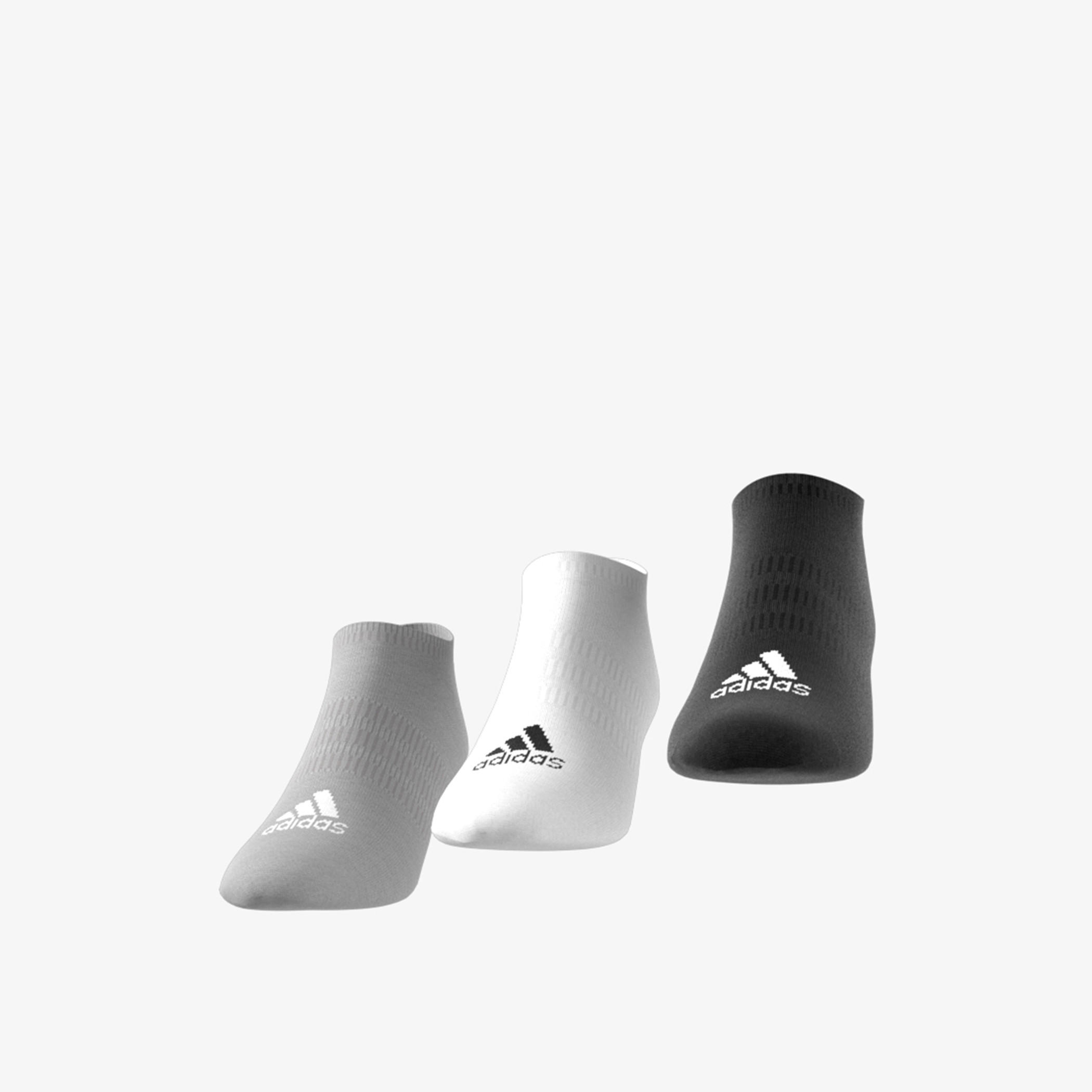 طقم جوارب رياضية 3 أزواج بطول الكاحل من أديداس - IC1328-men-socks-image-4