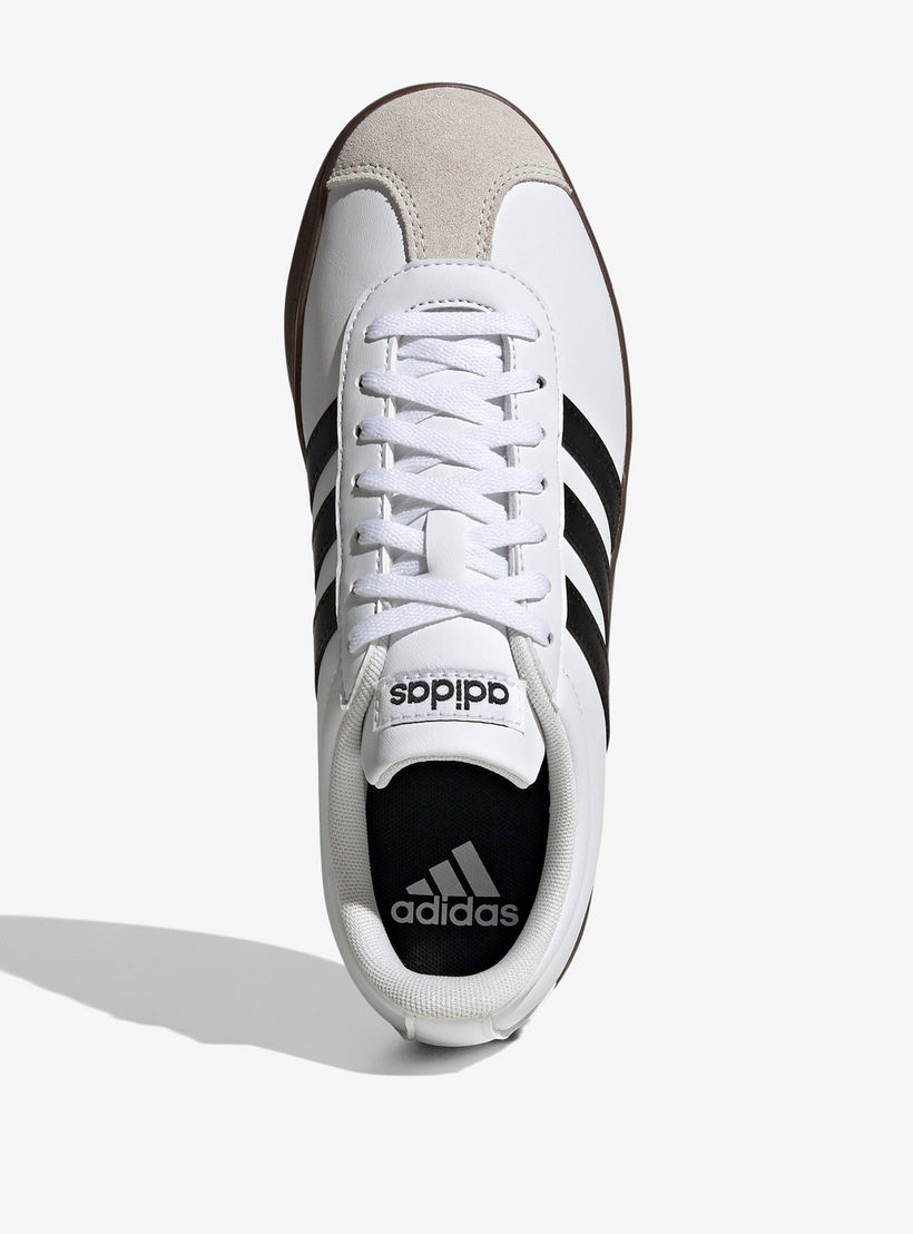Adidas Women's VL COURT BASE Lace-Up Sneakers - ID3714-sports-women-shoes-image-3