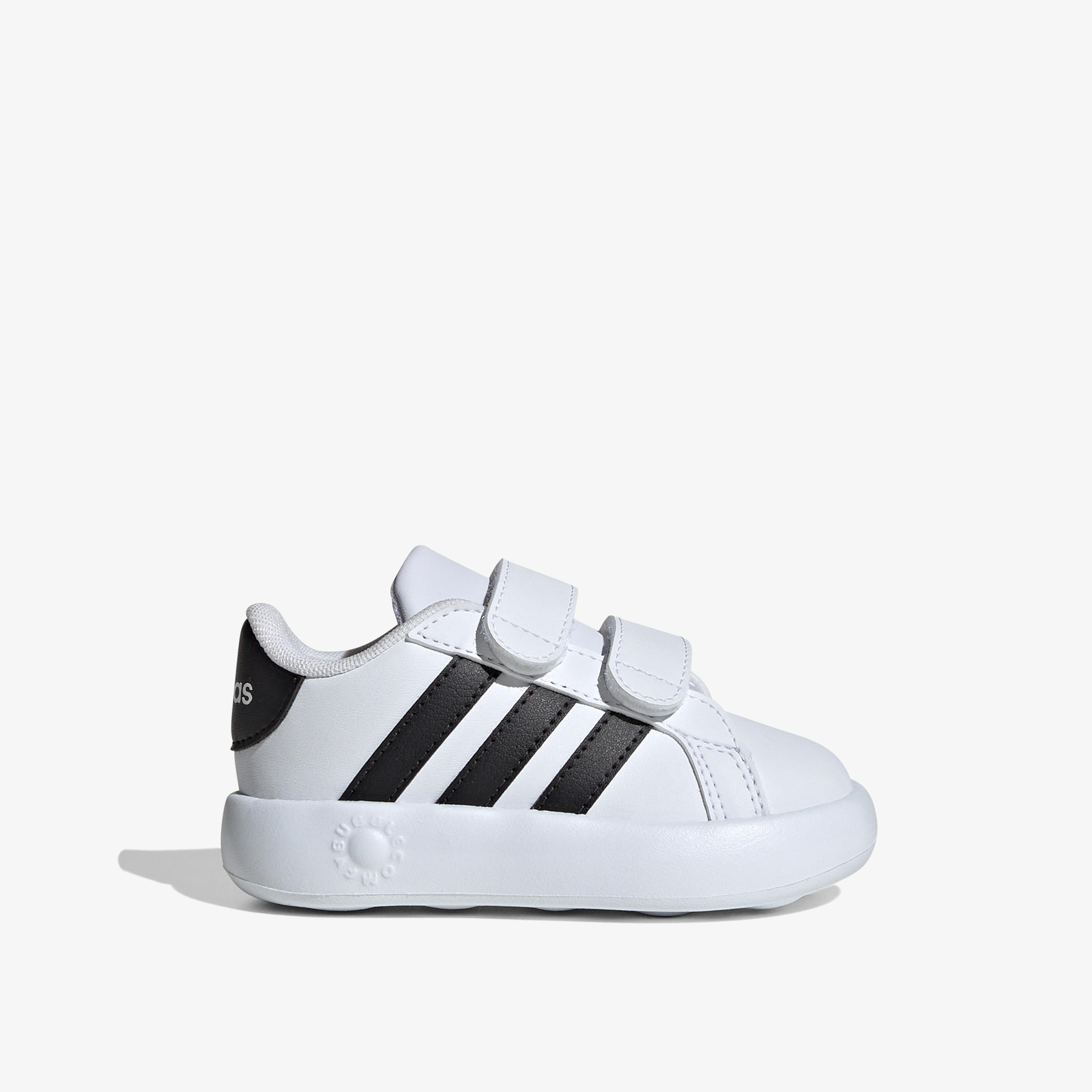 adidas Kids Grand Court 2.0 Hook & Loop Cushioned Sole Running Shoes-sports-boys-shoes-image-2