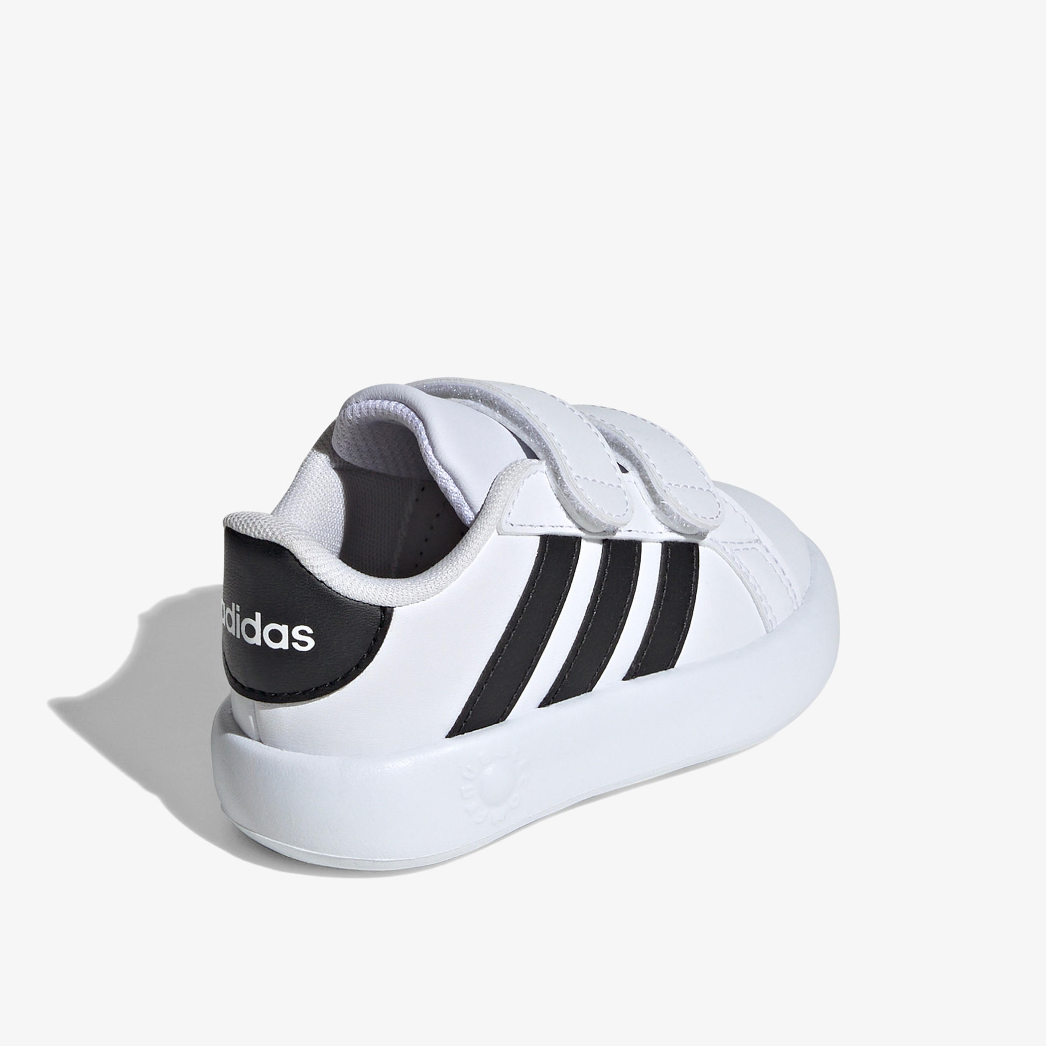 adidas Kids Grand Court 2.0 Hook & Loop Cushioned Sole Running Shoes-sports-boys-shoes-image-6
