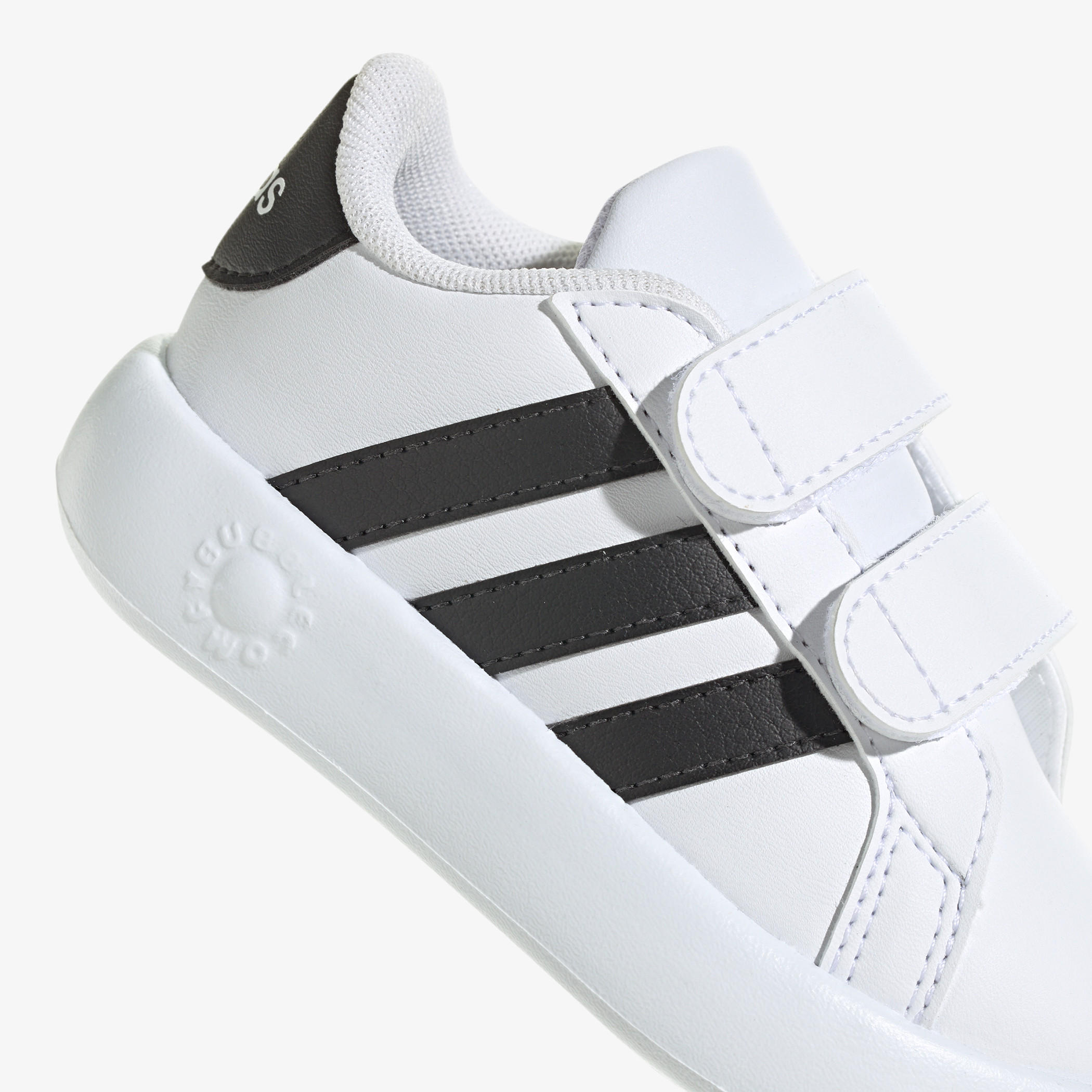 adidas Kids Grand Court 2.0 Hook & Loop Cushioned Sole Running Shoes-sports-boys-shoes-image-8