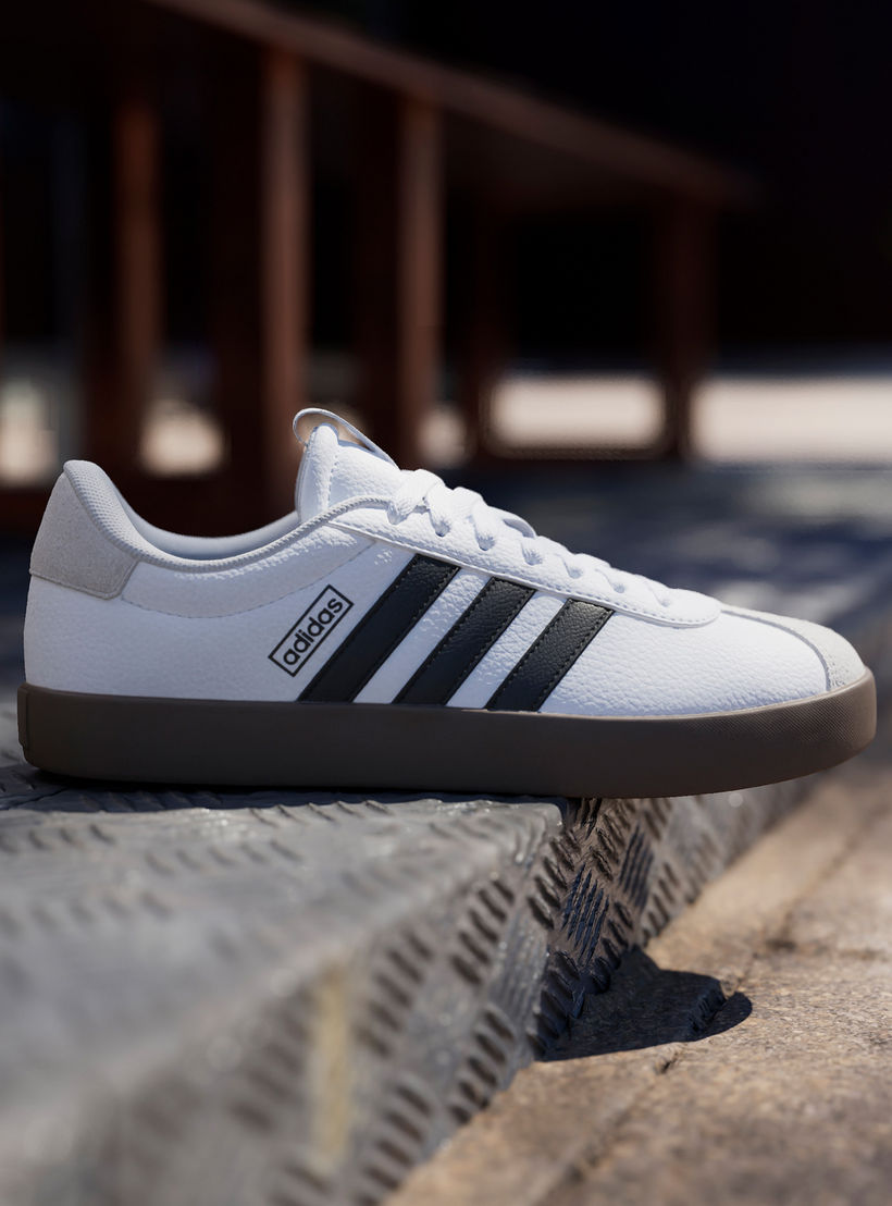 Adidas Women's Panelled Sneakers with Lace-Up Closure - VL Court 3.0-women-shoes-sneakers-image-10