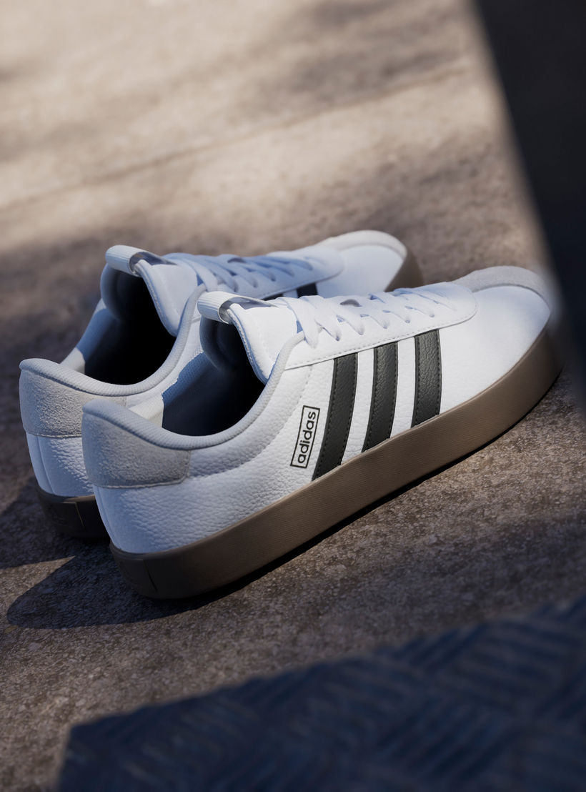 Adidas Women's Panelled Sneakers with Lace-Up Closure - VL Court 3.0-women-shoes-sneakers-image-13