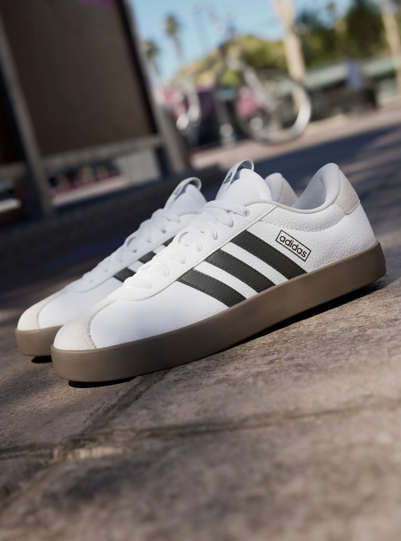 Adidas Women's Panelled Sneakers with Lace-Up Closure - VL Court 3.0-women-shoes-sneakers-image-15