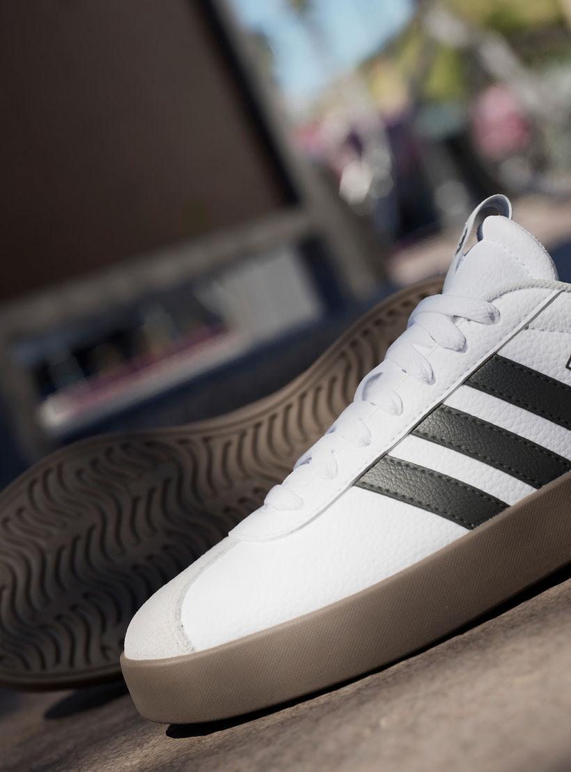 Adidas Women's Panelled Sneakers with Lace-Up Closure - VL Court 3.0-women-shoes-sneakers-image-17